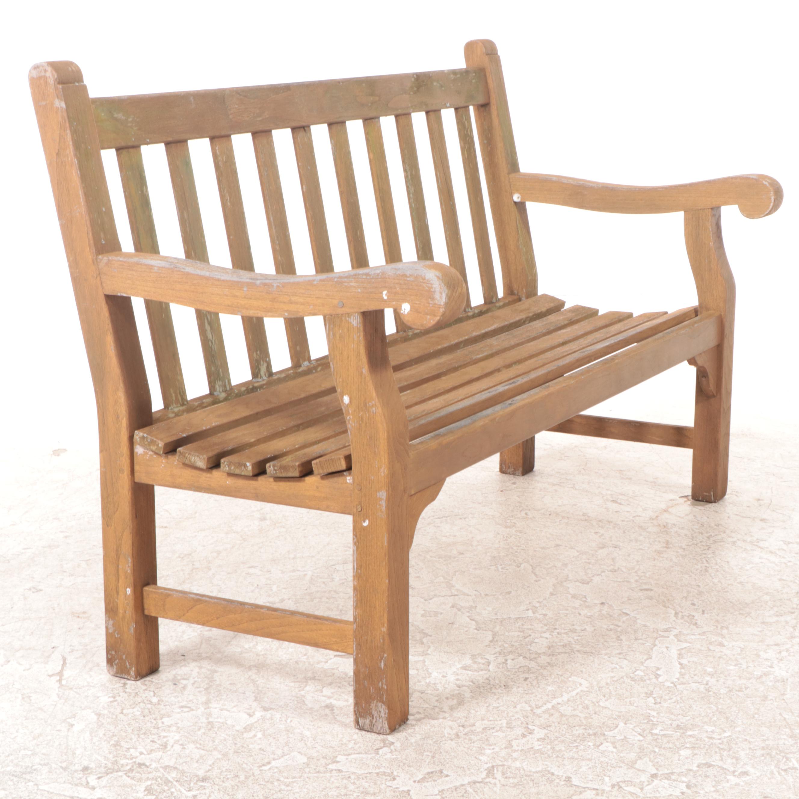 Country Casual Teak Outdoor Patio Bench
