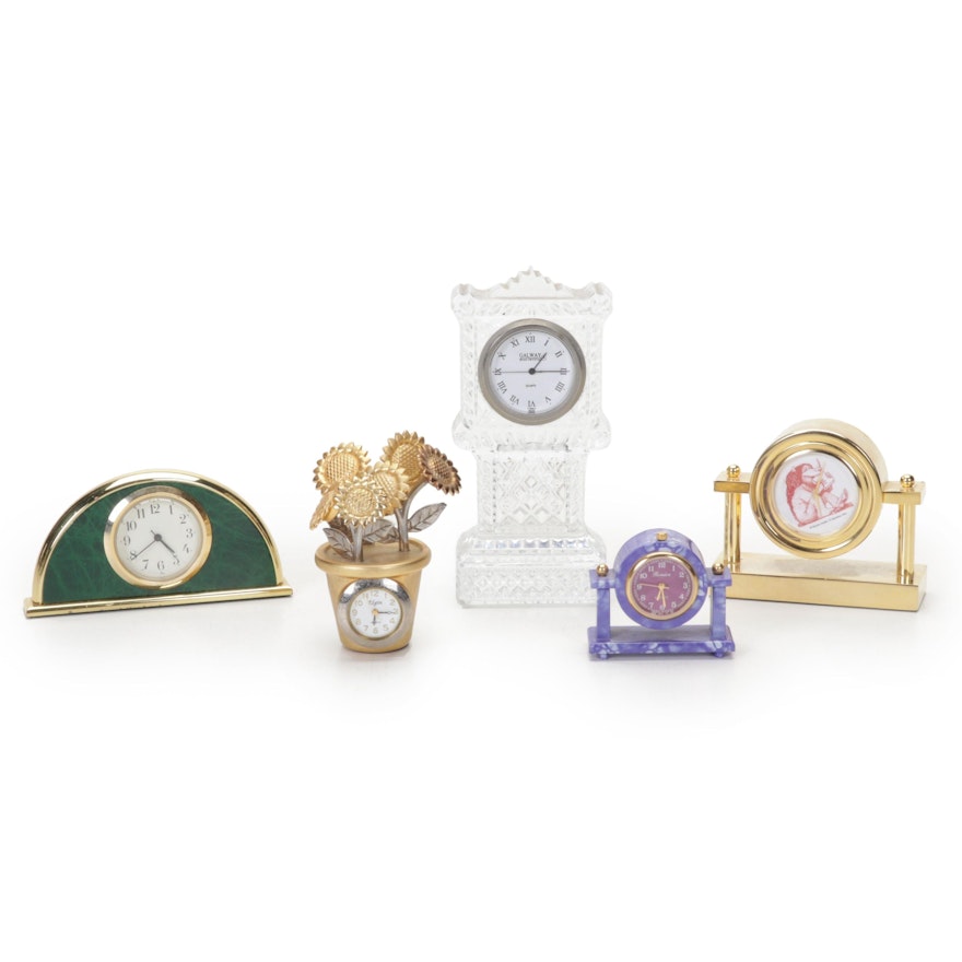 Miniature Clocks Feat. Galway Crystal, Maurice Sendak Themed Art, and More