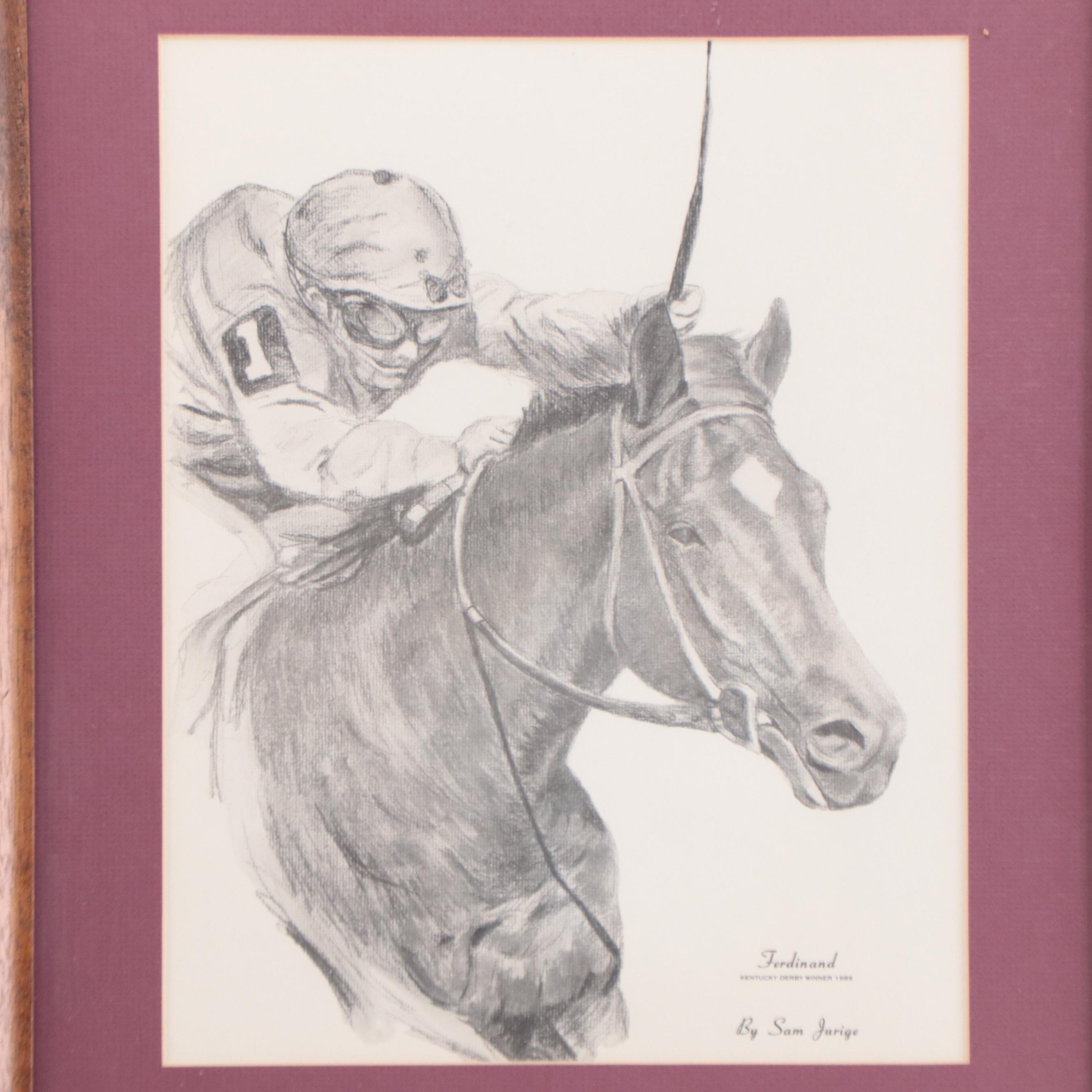 Halftones Including Yvonne Todd and Kentucky Derby Winners