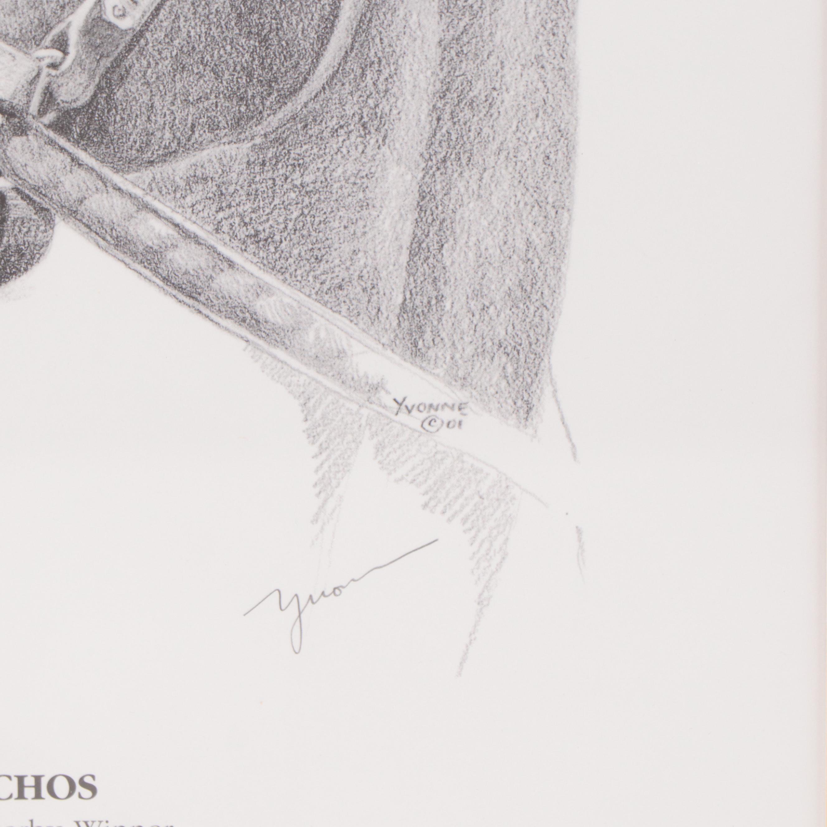 Halftones Including Yvonne Todd and Kentucky Derby Winners