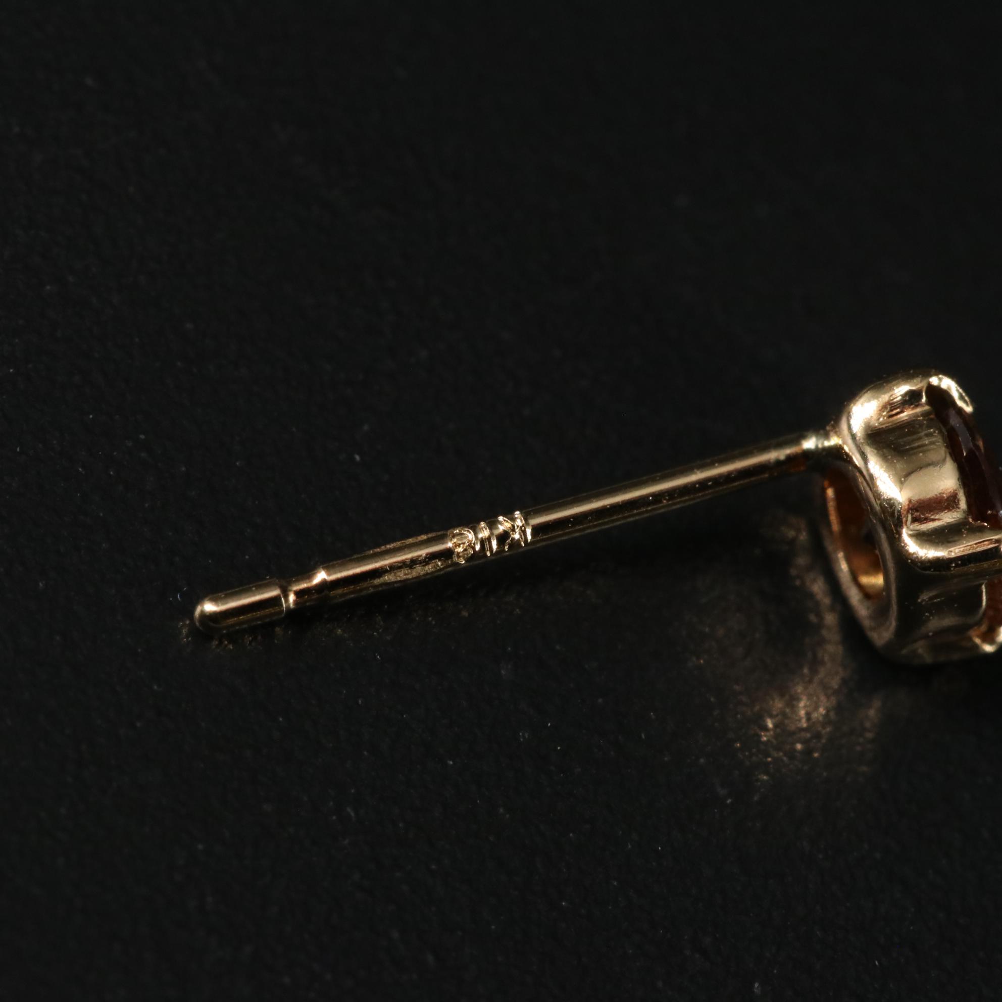 18K Andalusite Stud Earrings