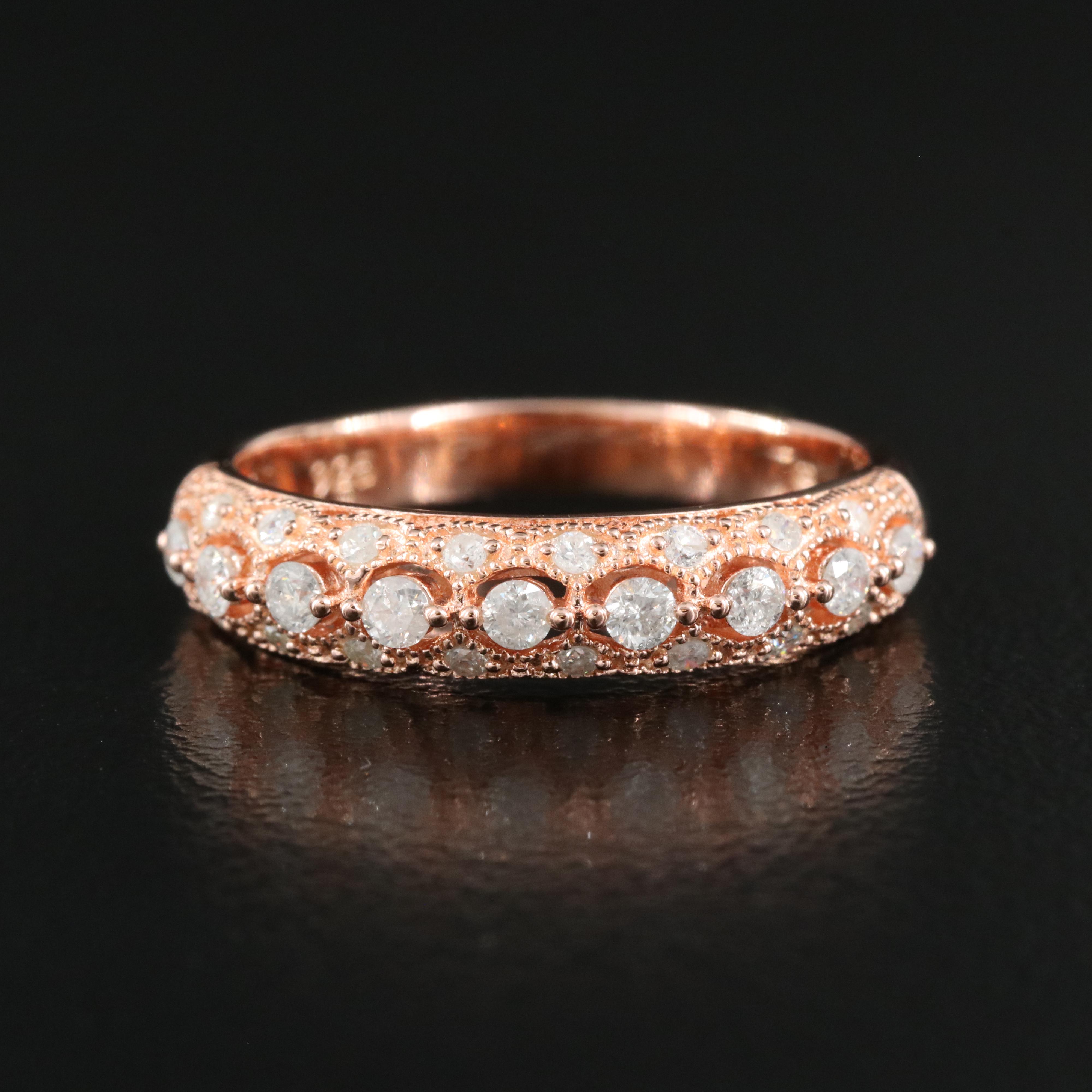 Sterling Diamond Ring