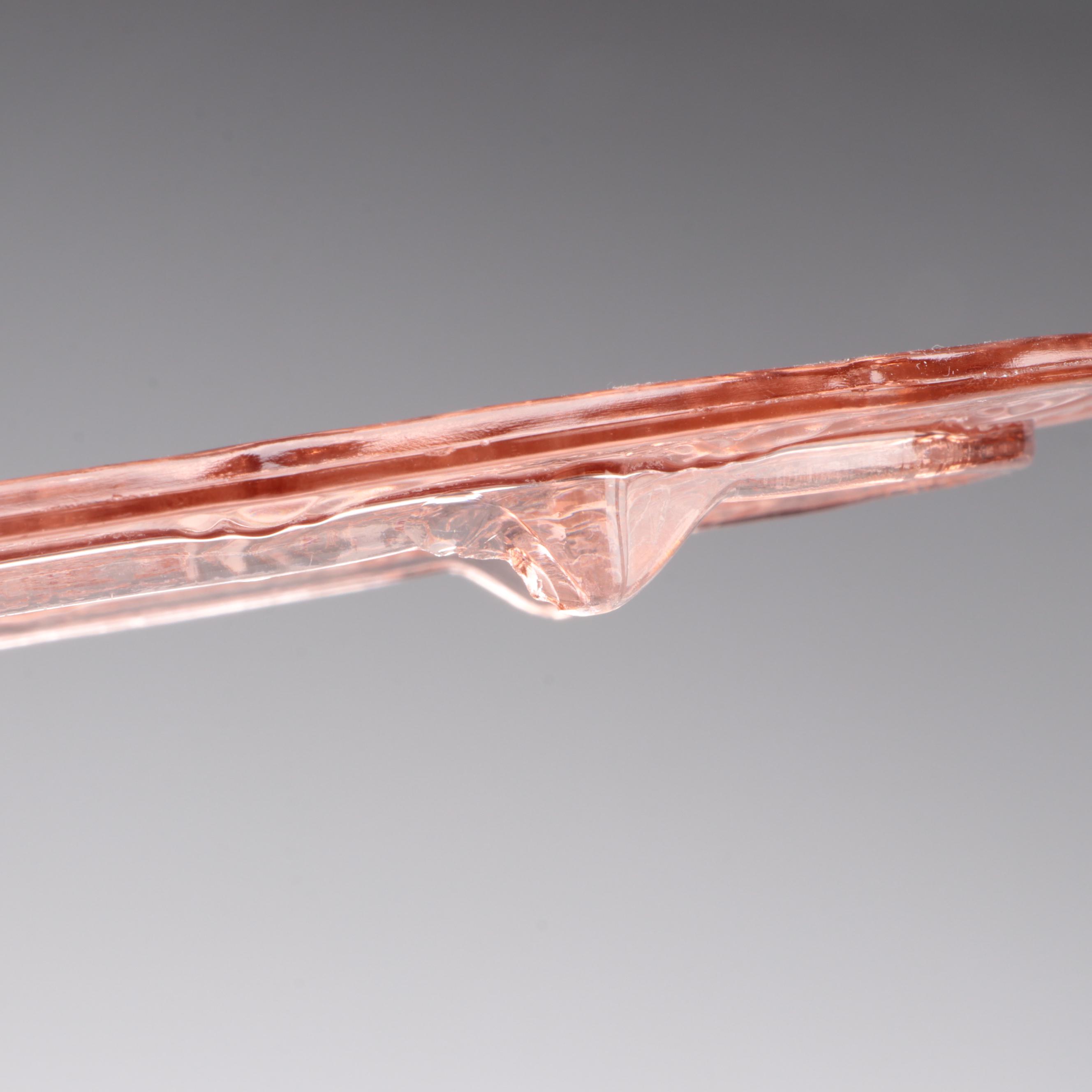 Jeannette Glass "Cherry Blossom" and Other Green and Pink Depression Glass