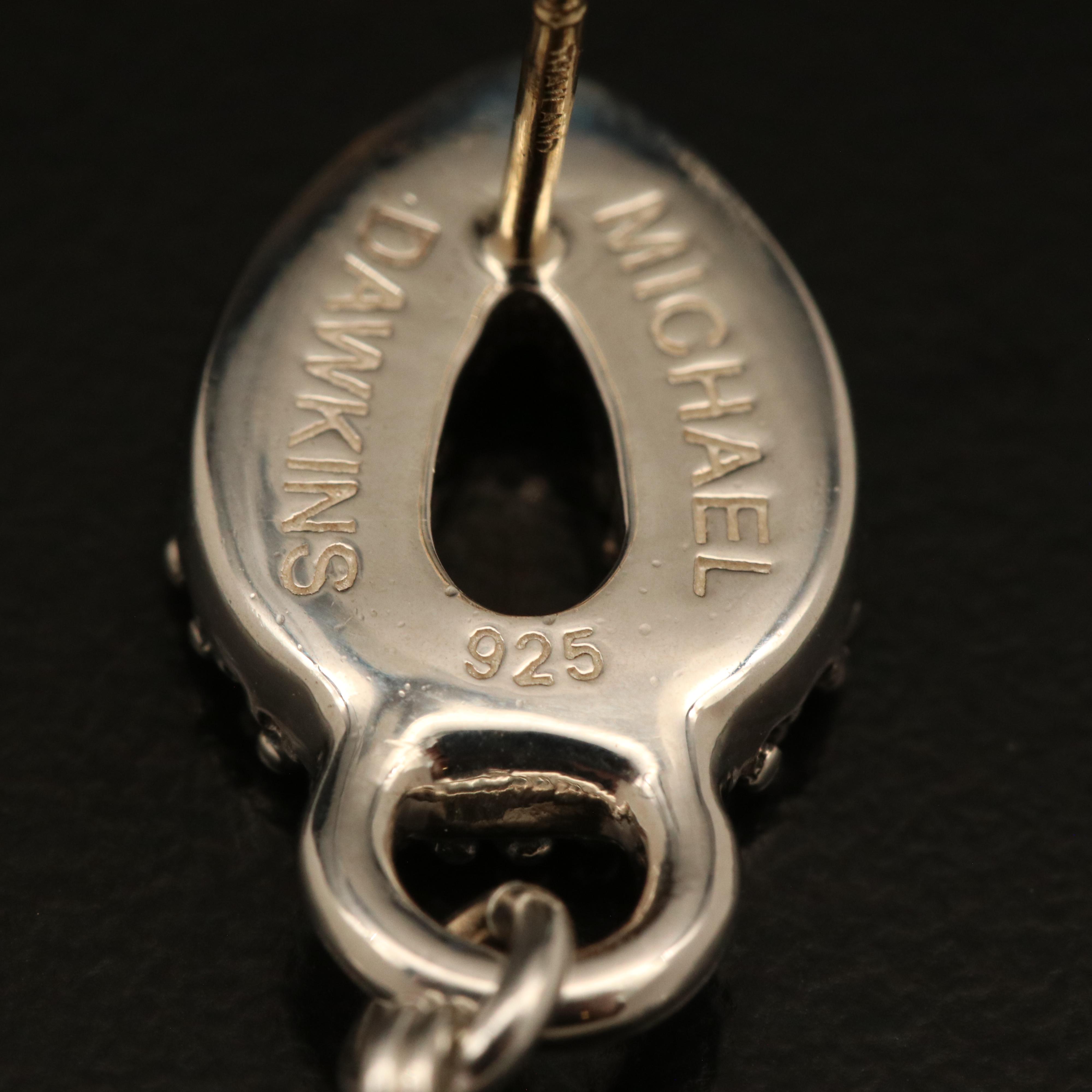 Michael Dawkins Sterling Pearl Earrings with 14K Accents