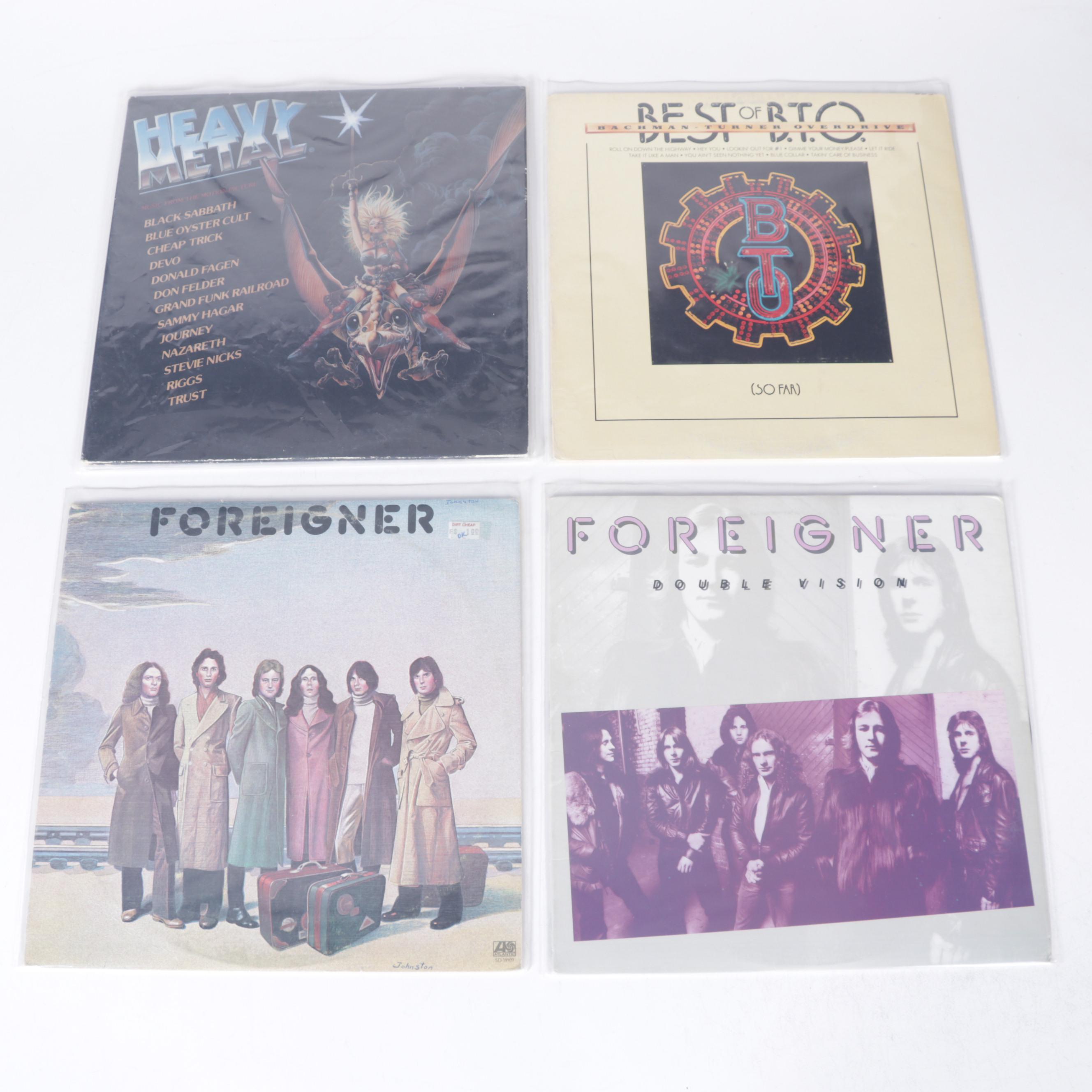 60s, 70s, and 80s Classic Rock Vinyl Records