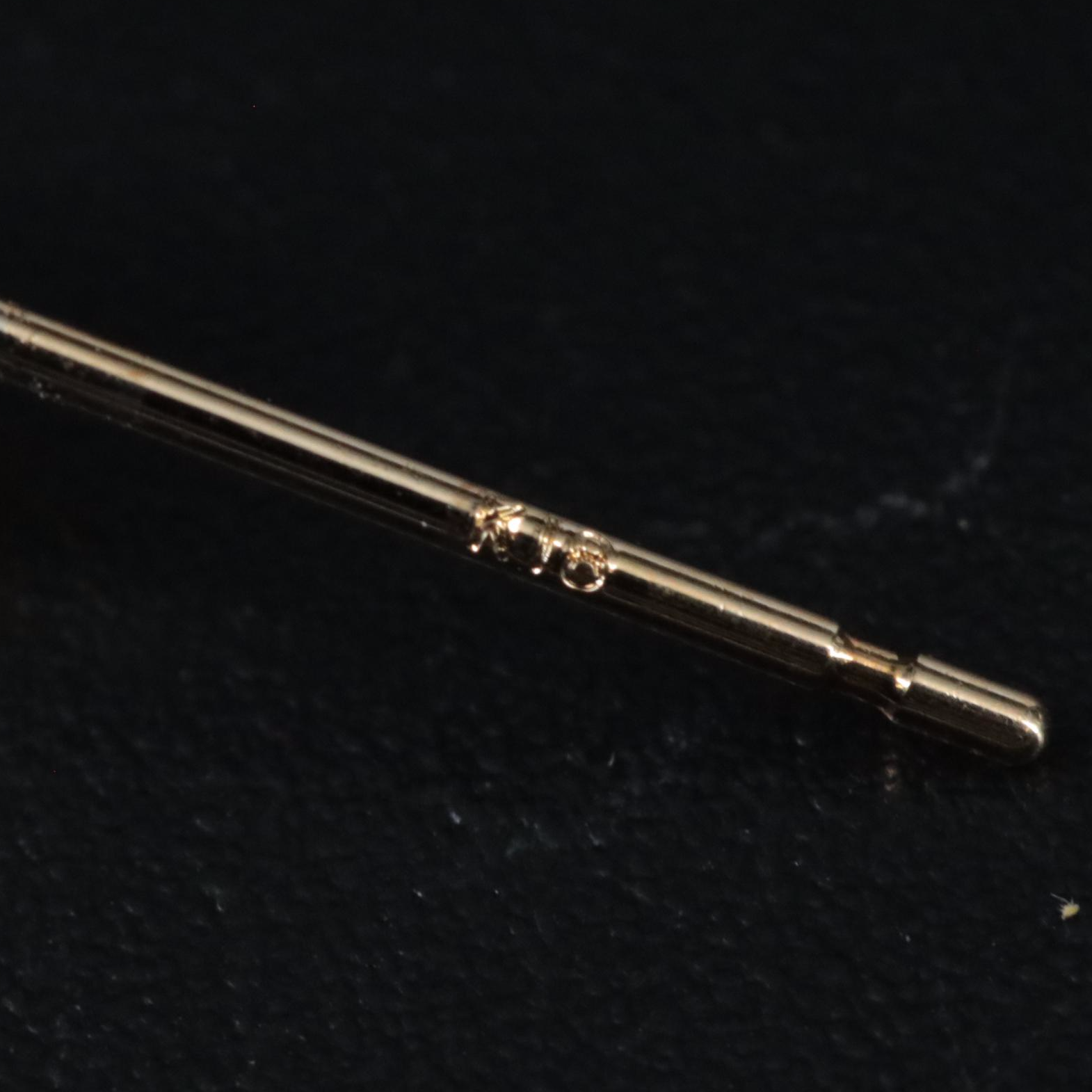 18K Sphene Stud Earrings