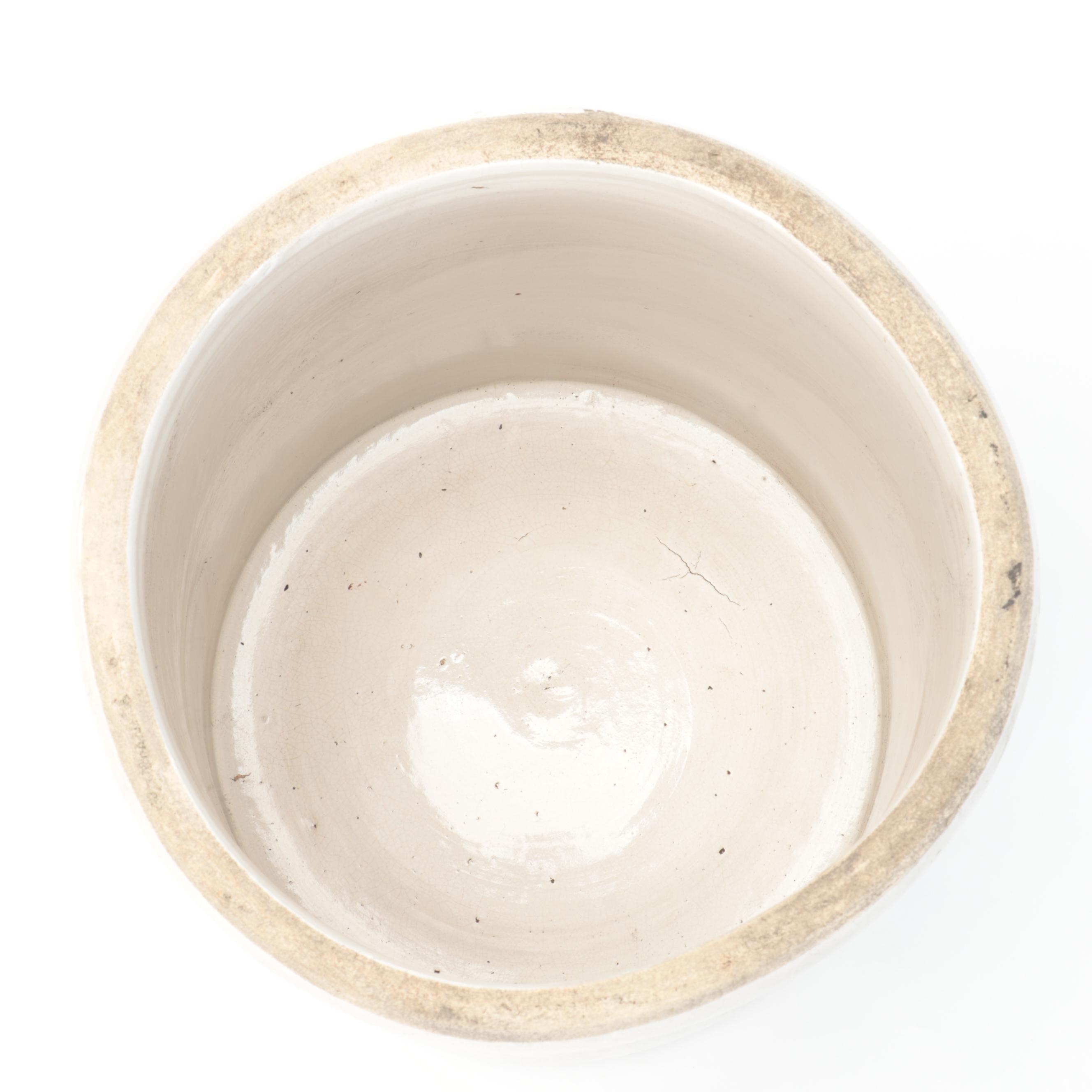 Burley & Winter 6 Gallon Slat Glazed Stoneware Crock