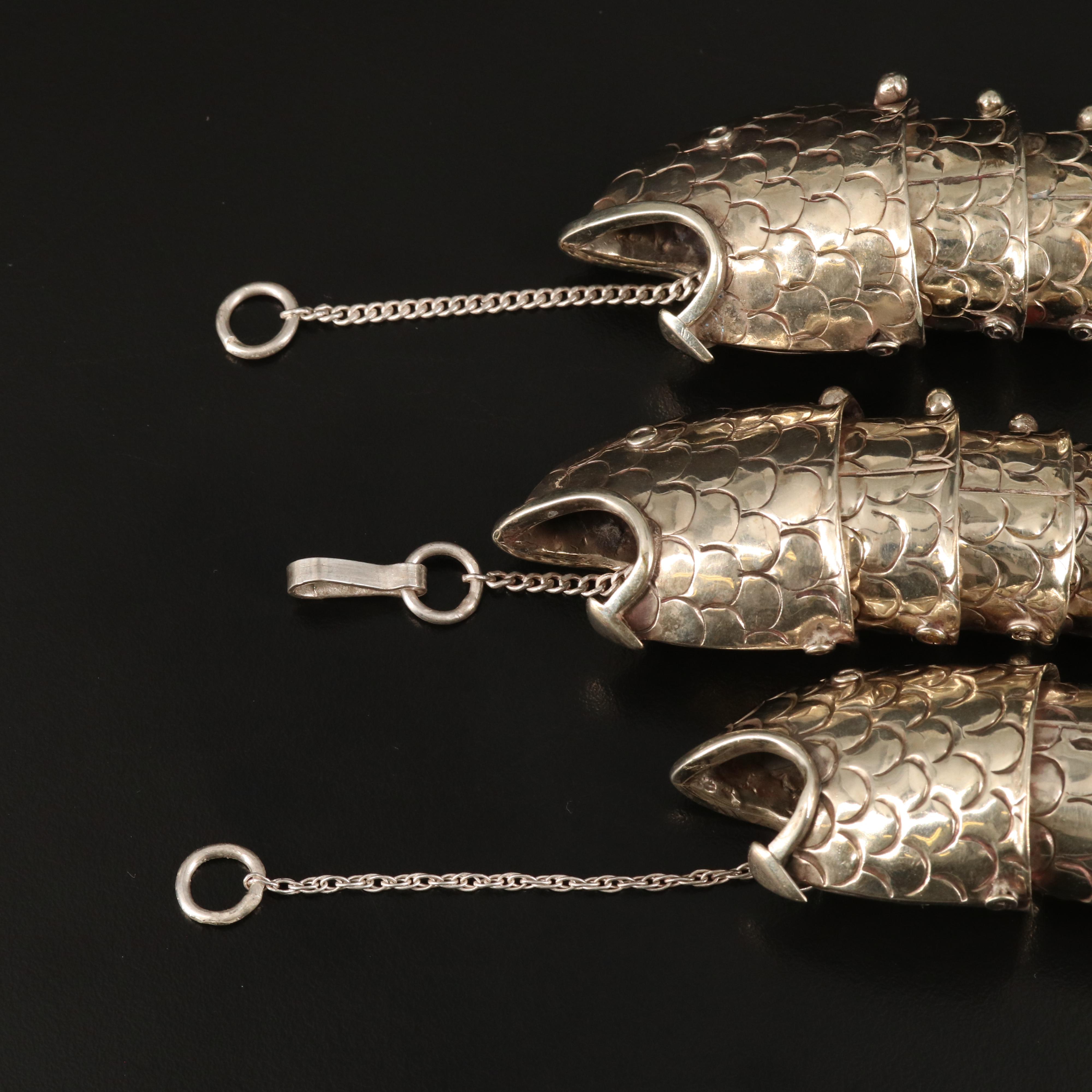 Articulated Fish Pendants