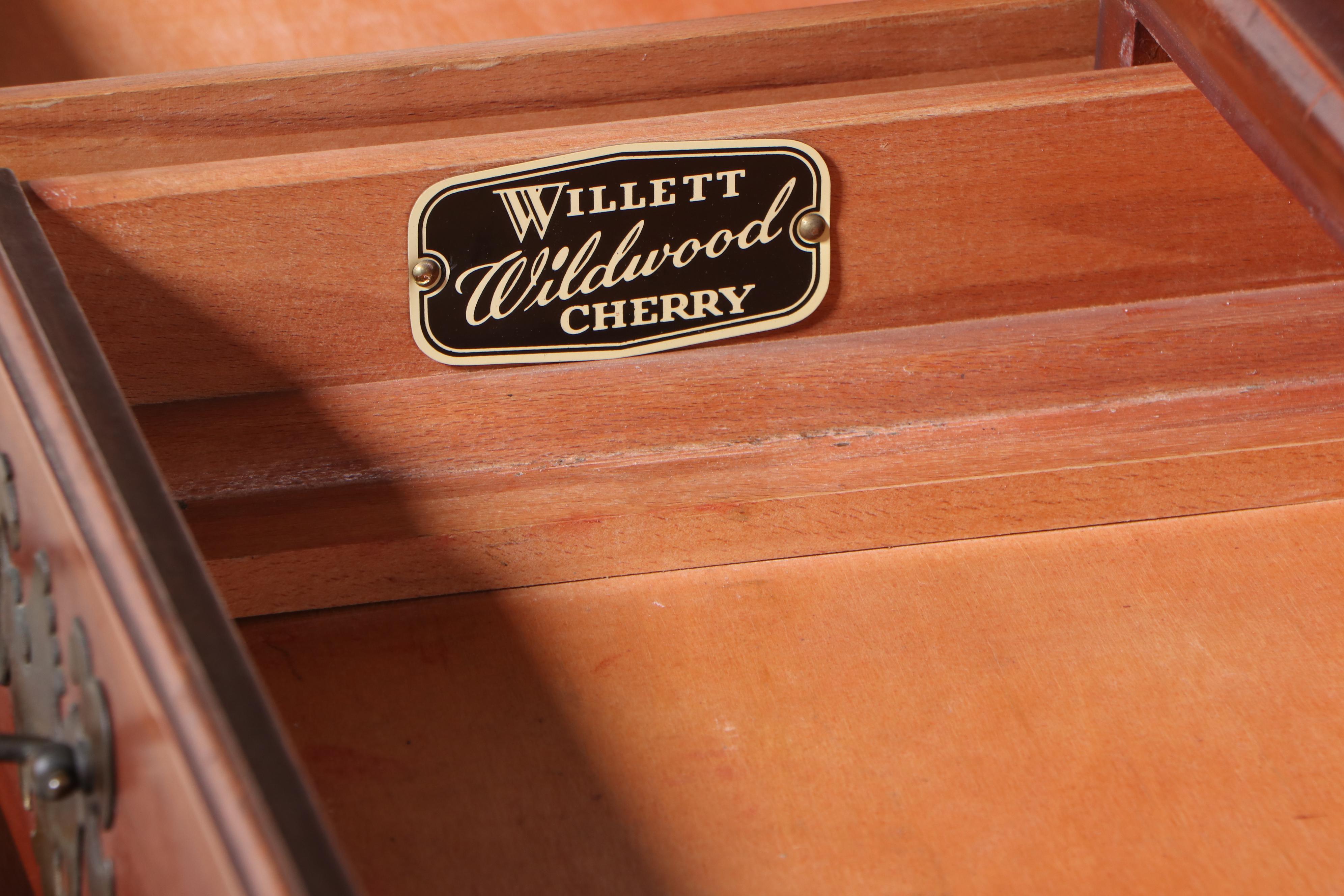 Willett "Wildwood Cherry" American Colonial Style China Cabinet