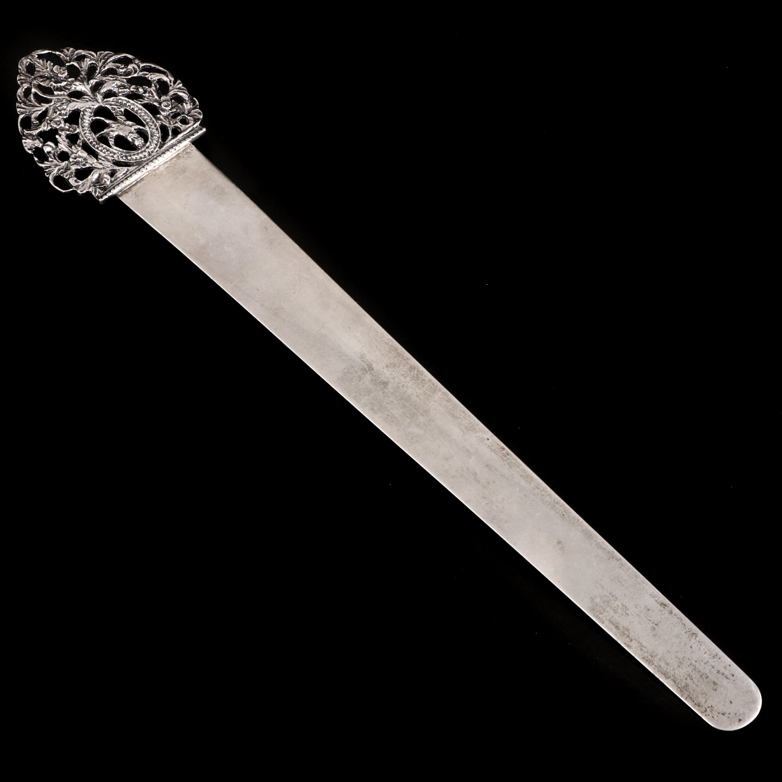 Stuart Clifford of London English Sterling Silver Bookmark, 1898