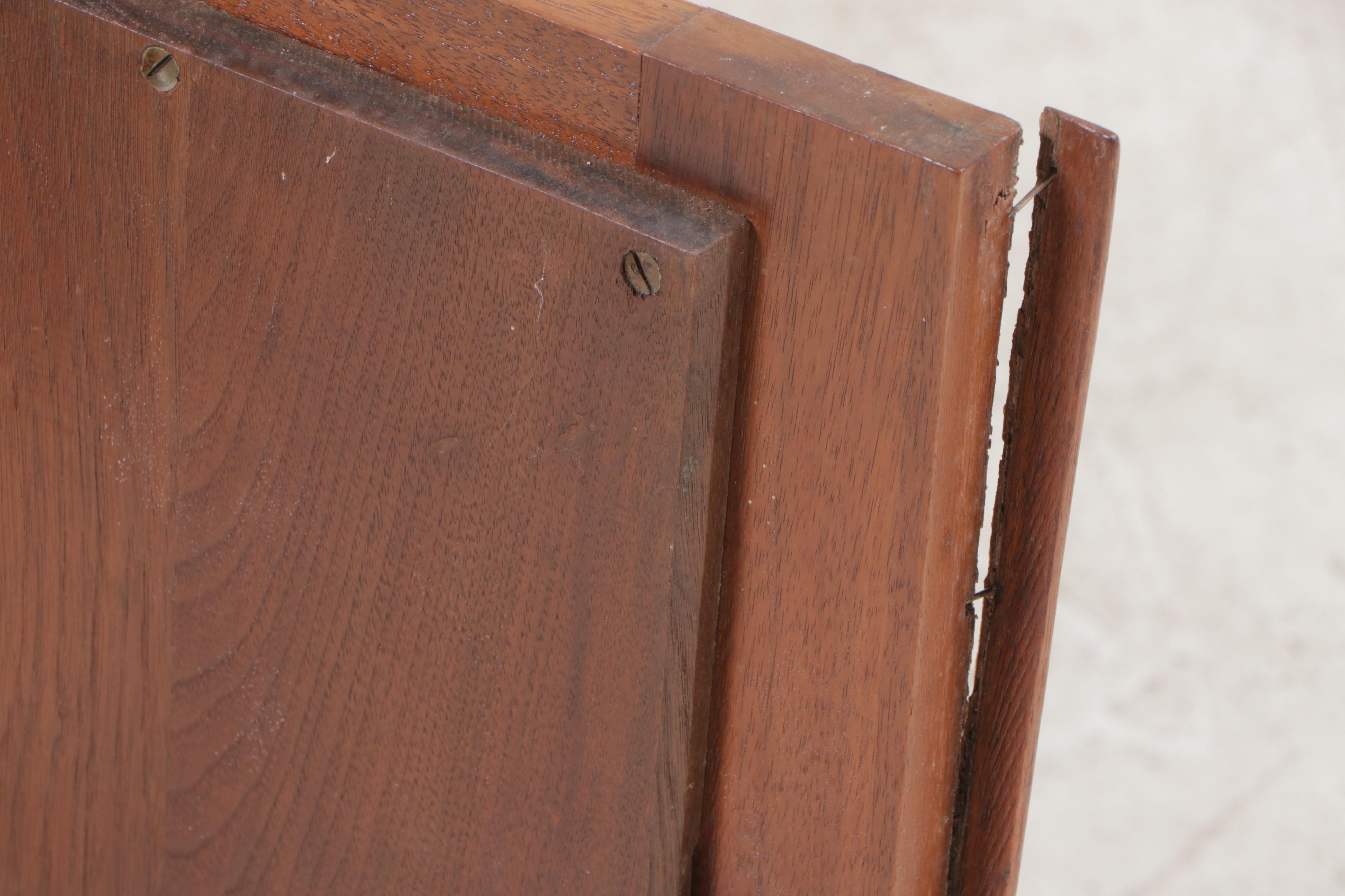 Mitchell & Rammelsberg Victorian Walnut and White Marble Washstand