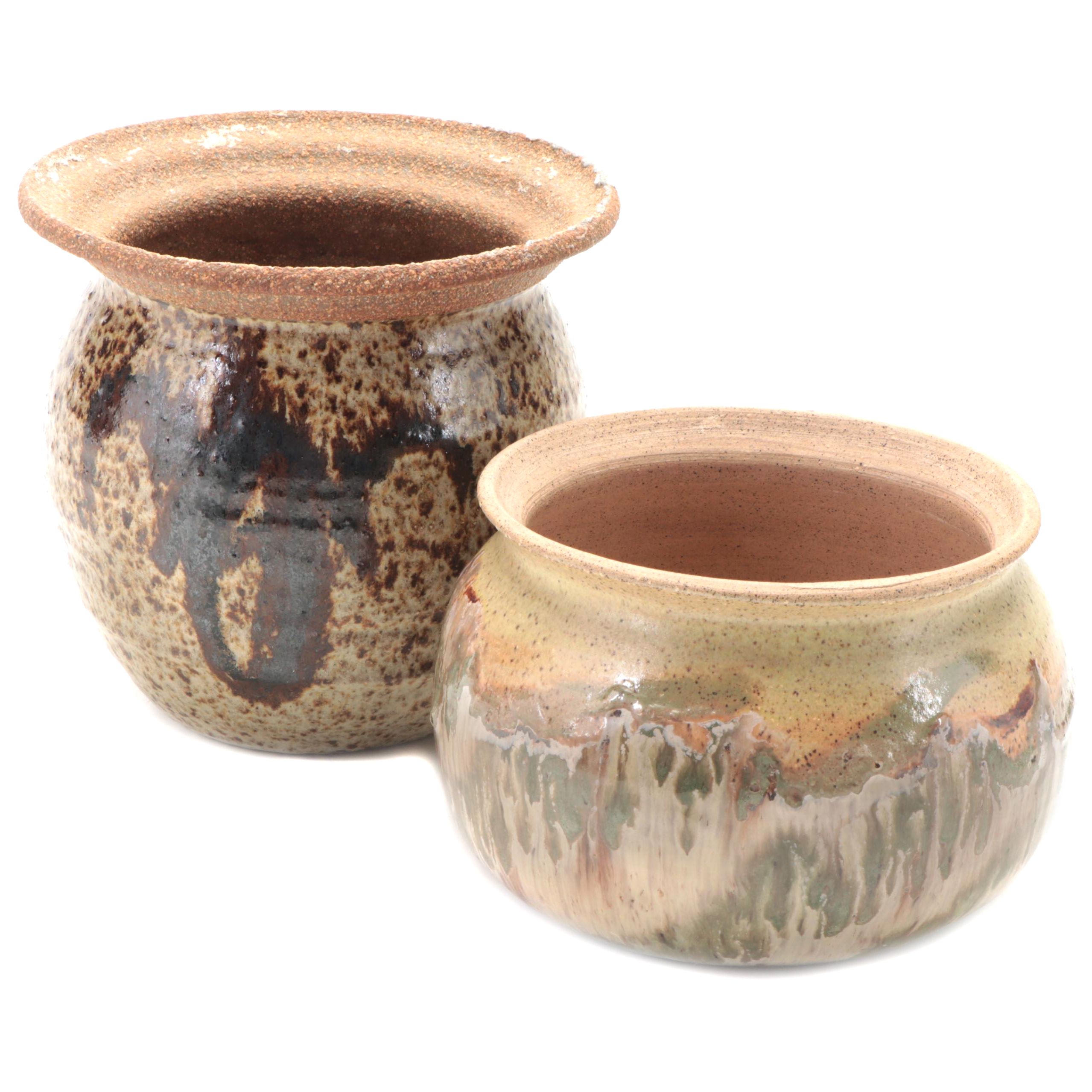 Wheel Thrown Art Pottery Vessels