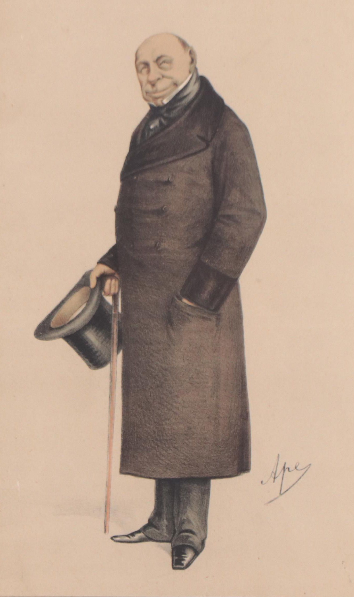 Vanity Fair Lithograph After Carlo "Ape" Pellegrini, Late 19th Century