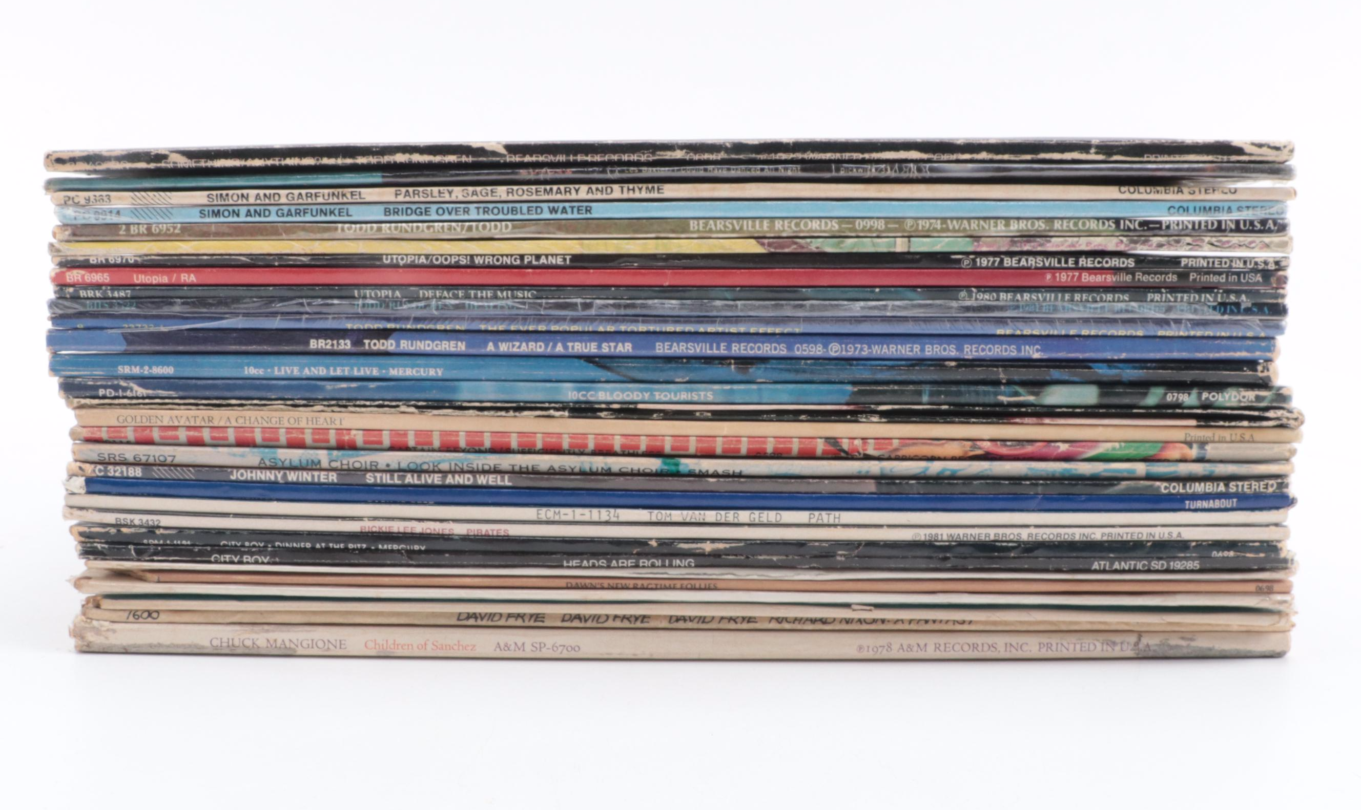 Todd Rundgren, Simon and Garfunkel, Chuck Mangione and More Pop Records