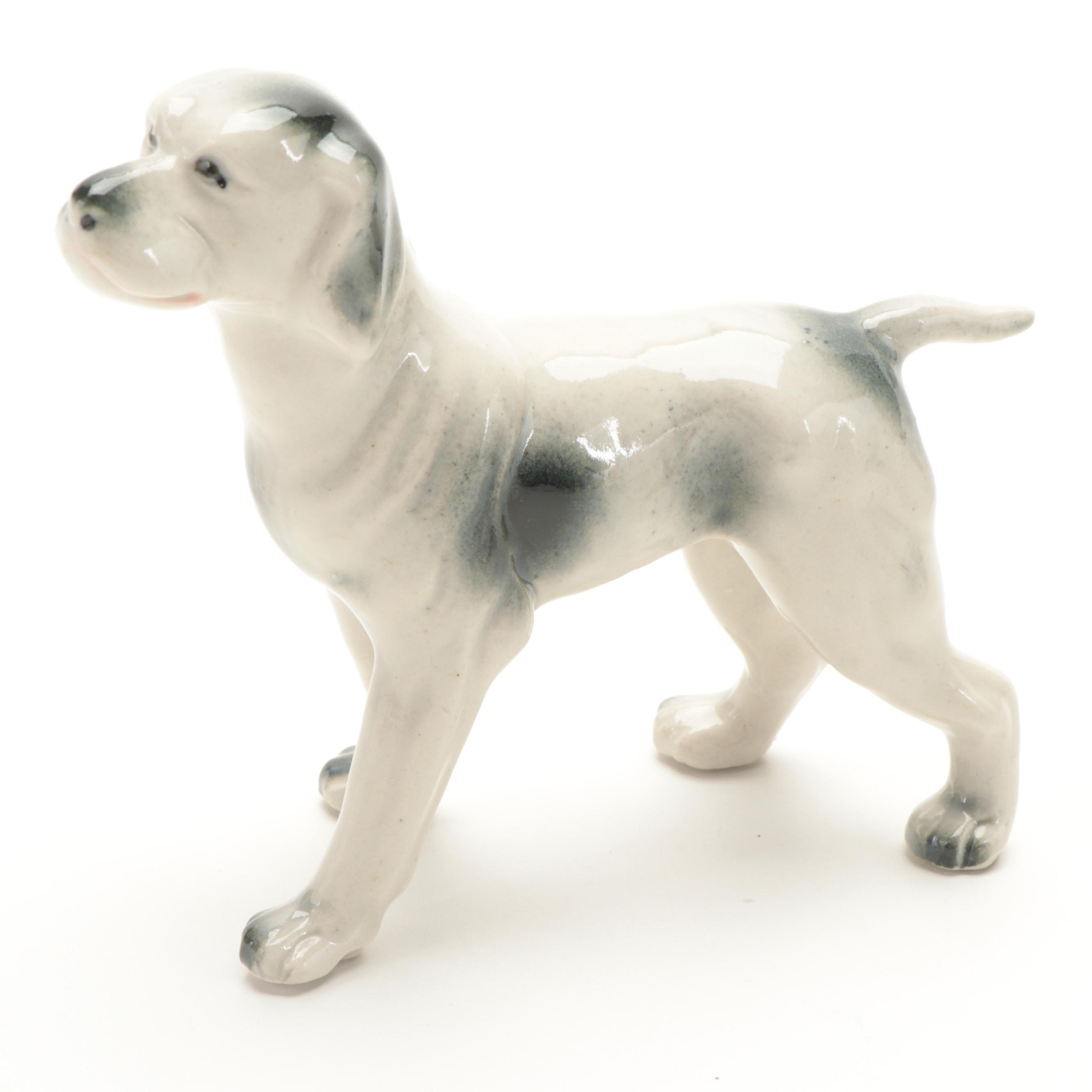 RCA Victor Nipper Ceramic Salt and Pepper Shakers with Other Dog Figurines