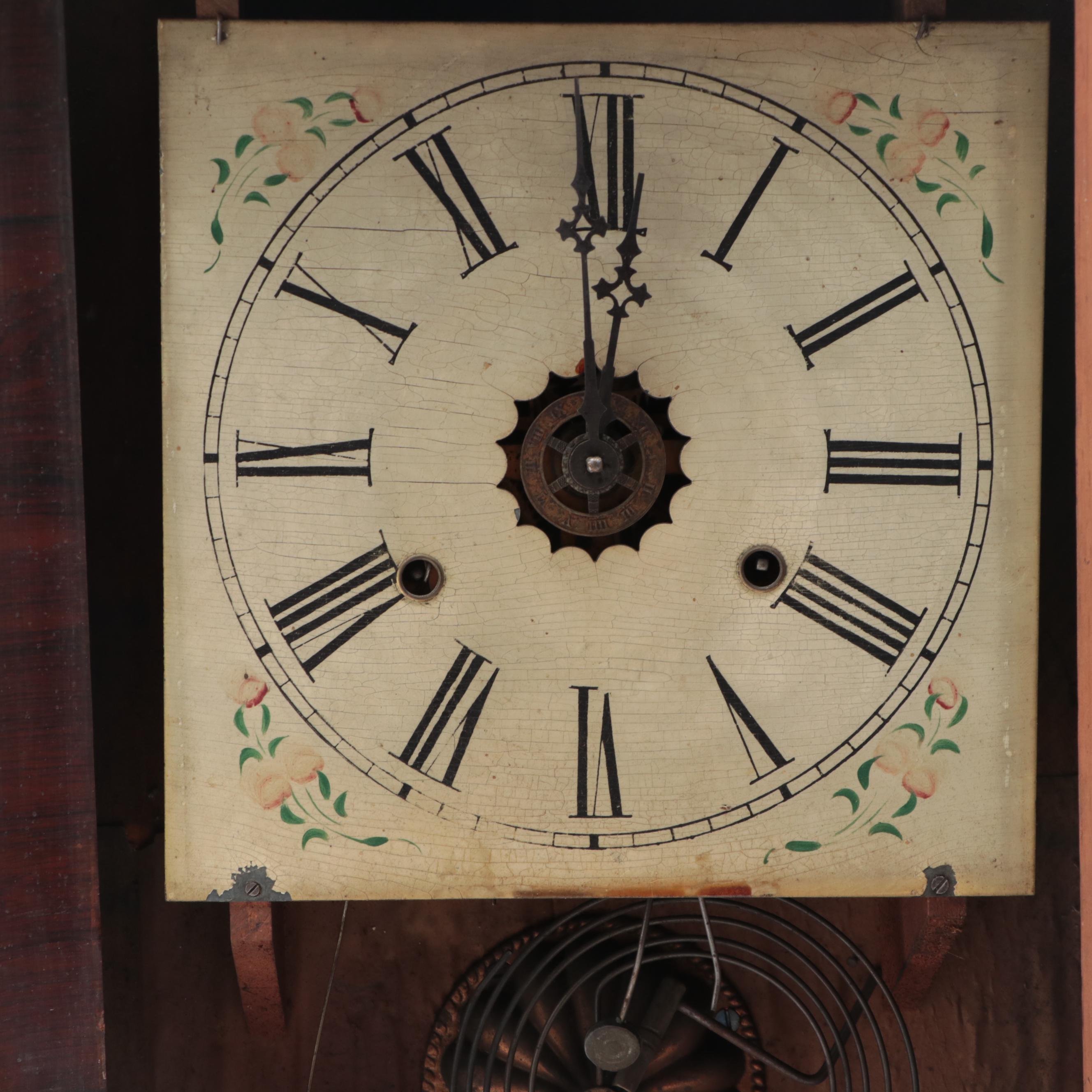 William L. Gilbert Mahogany Eight Day Ogee Clock, 1875