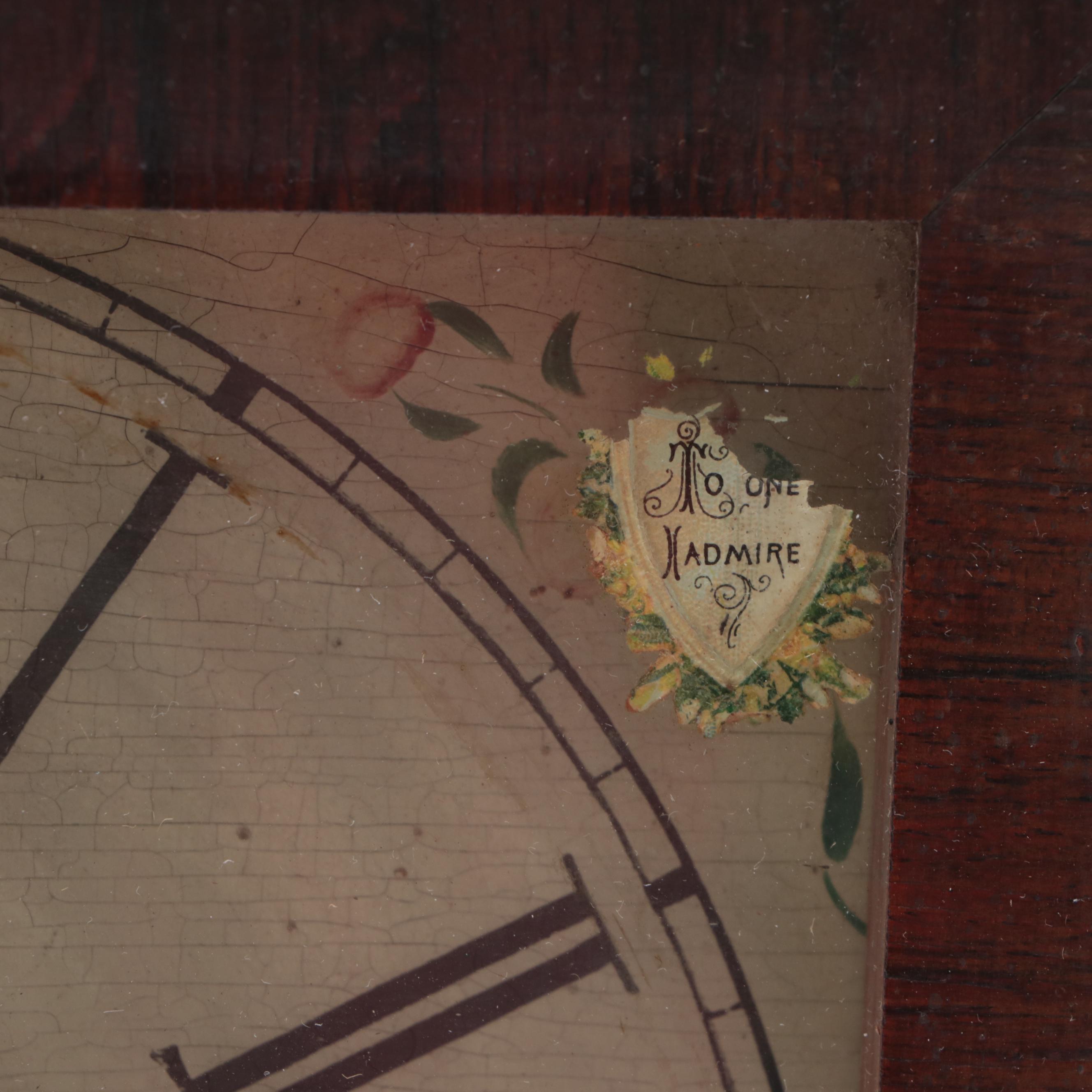 William L. Gilbert Mahogany Eight Day Ogee Clock, 1875