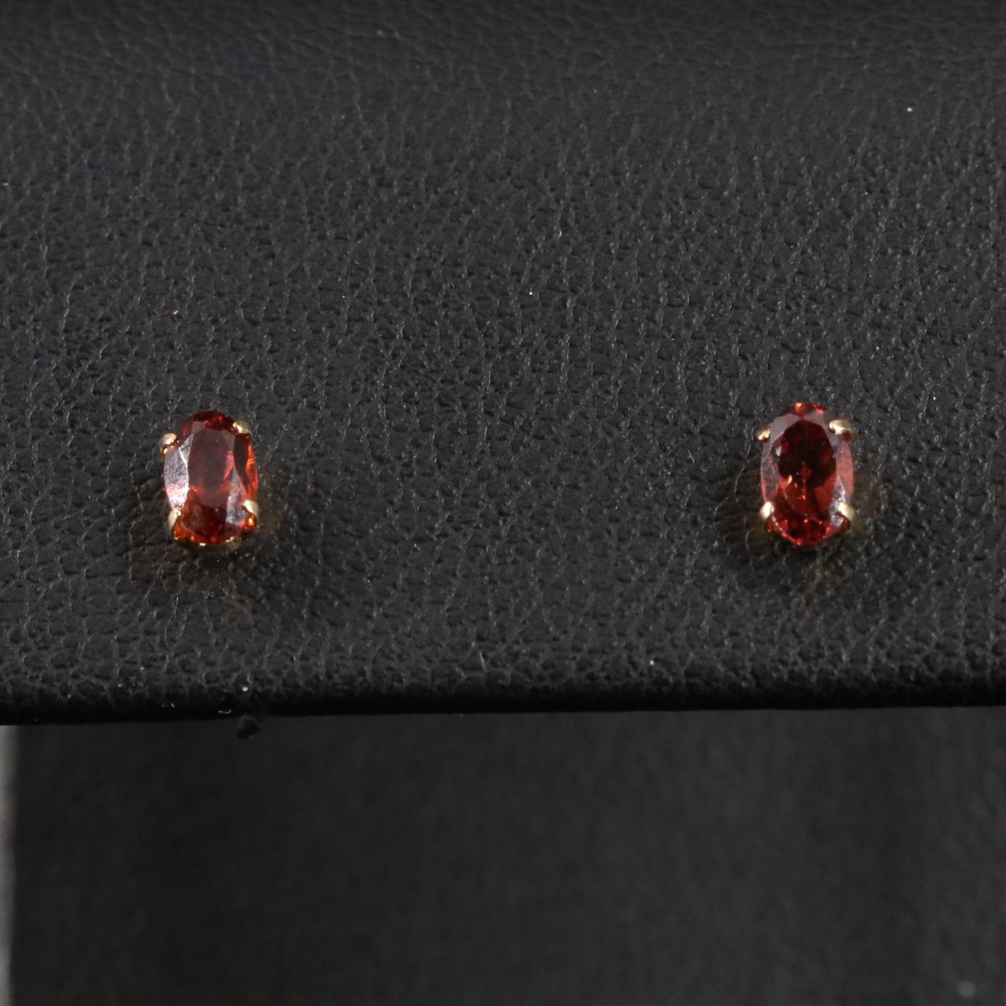 18K Mocha Zircon Stud Earrings