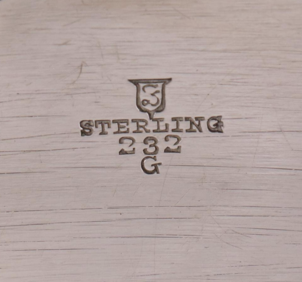 Simons Brothers Repoussé Sterling Silver Powder Jar, Early 20th Century