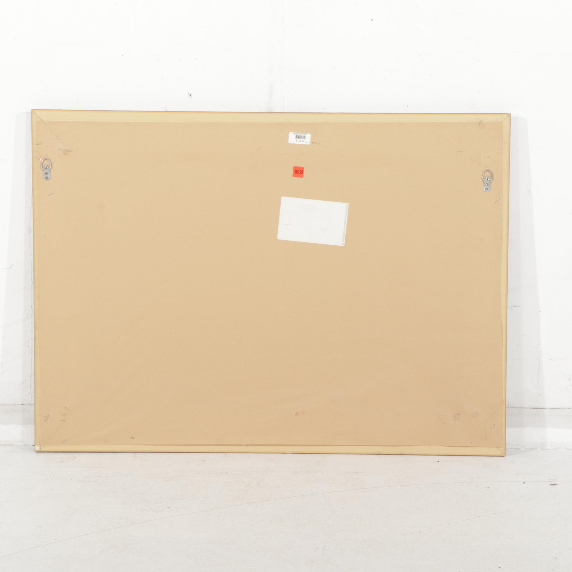 Baroque Style Beveled Gilt Mirror