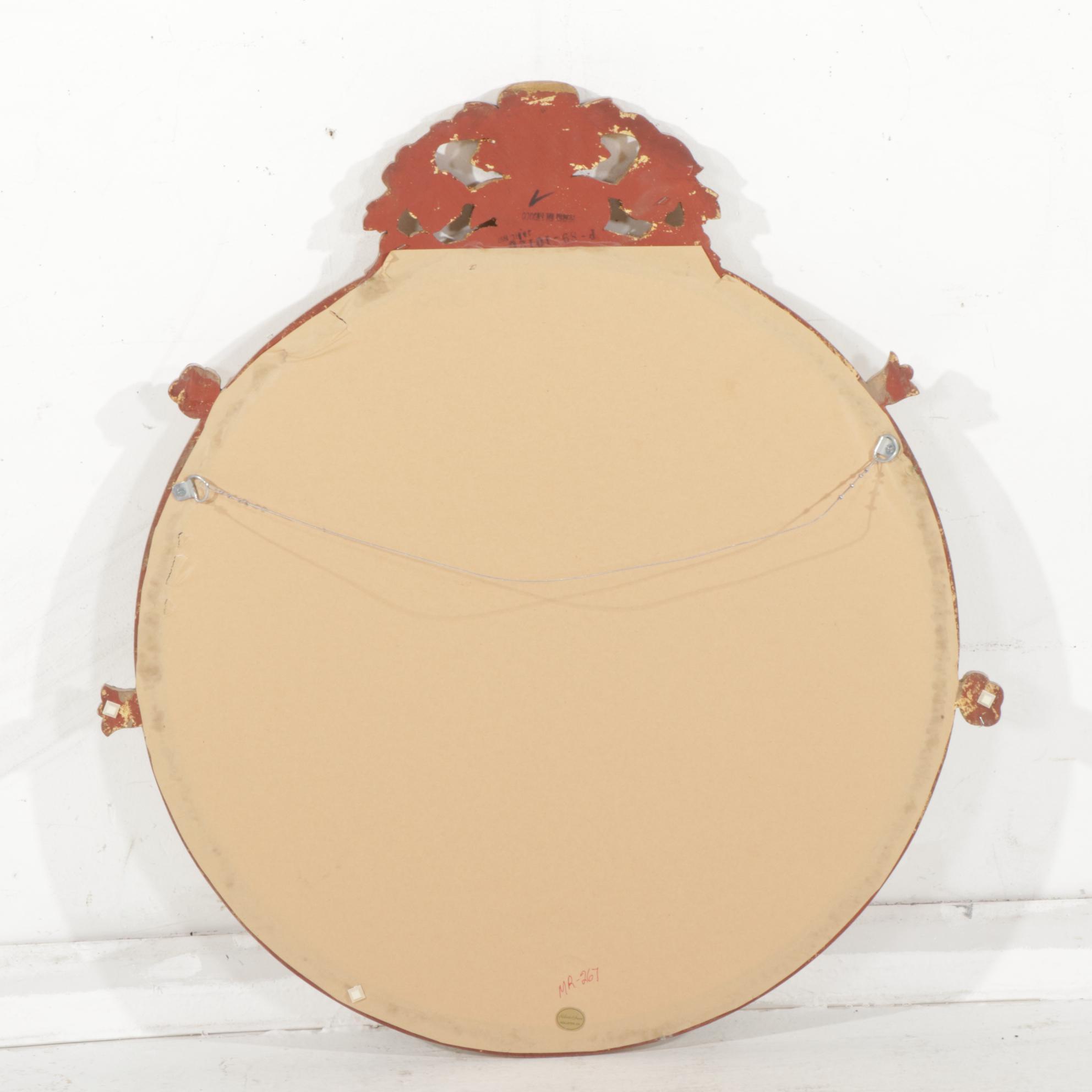 Robert-Grace Federal Style Gilt Composite Wall Mirror