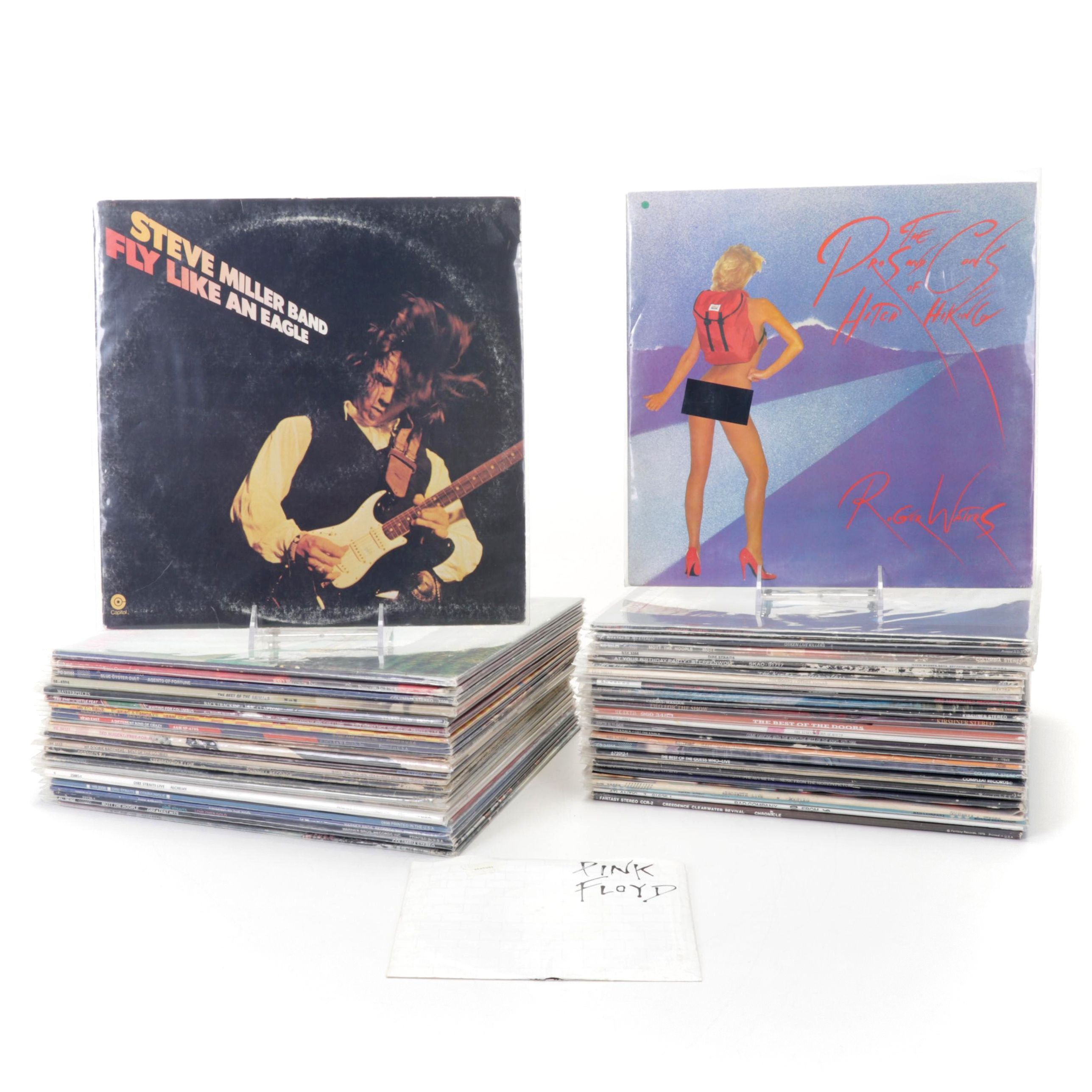 60s, 70s, and 80s Classic Rock Vinyl Records