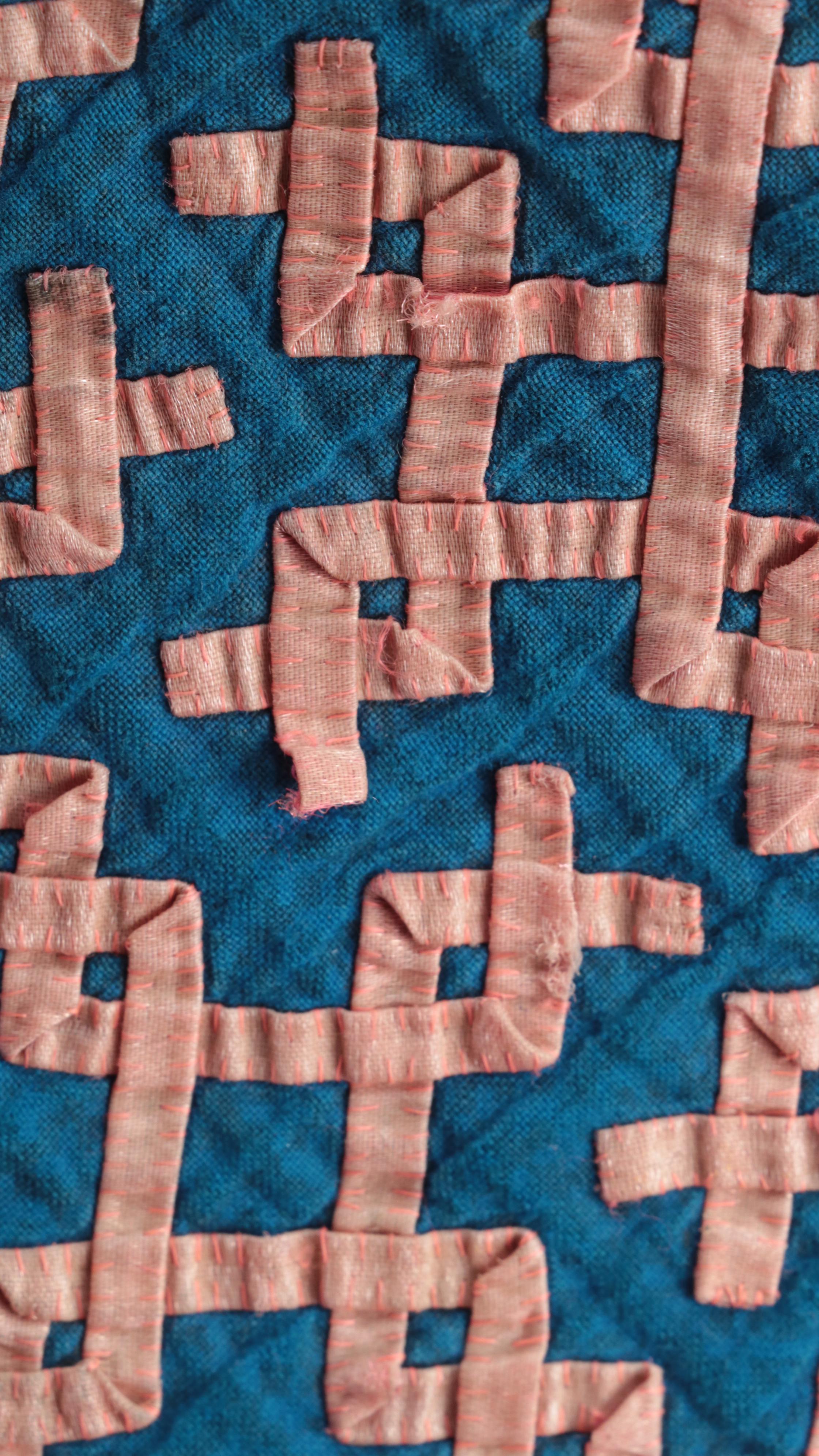 Laotian Hmong Hand Stitched and Applique Dai Nyia Baby Carriers