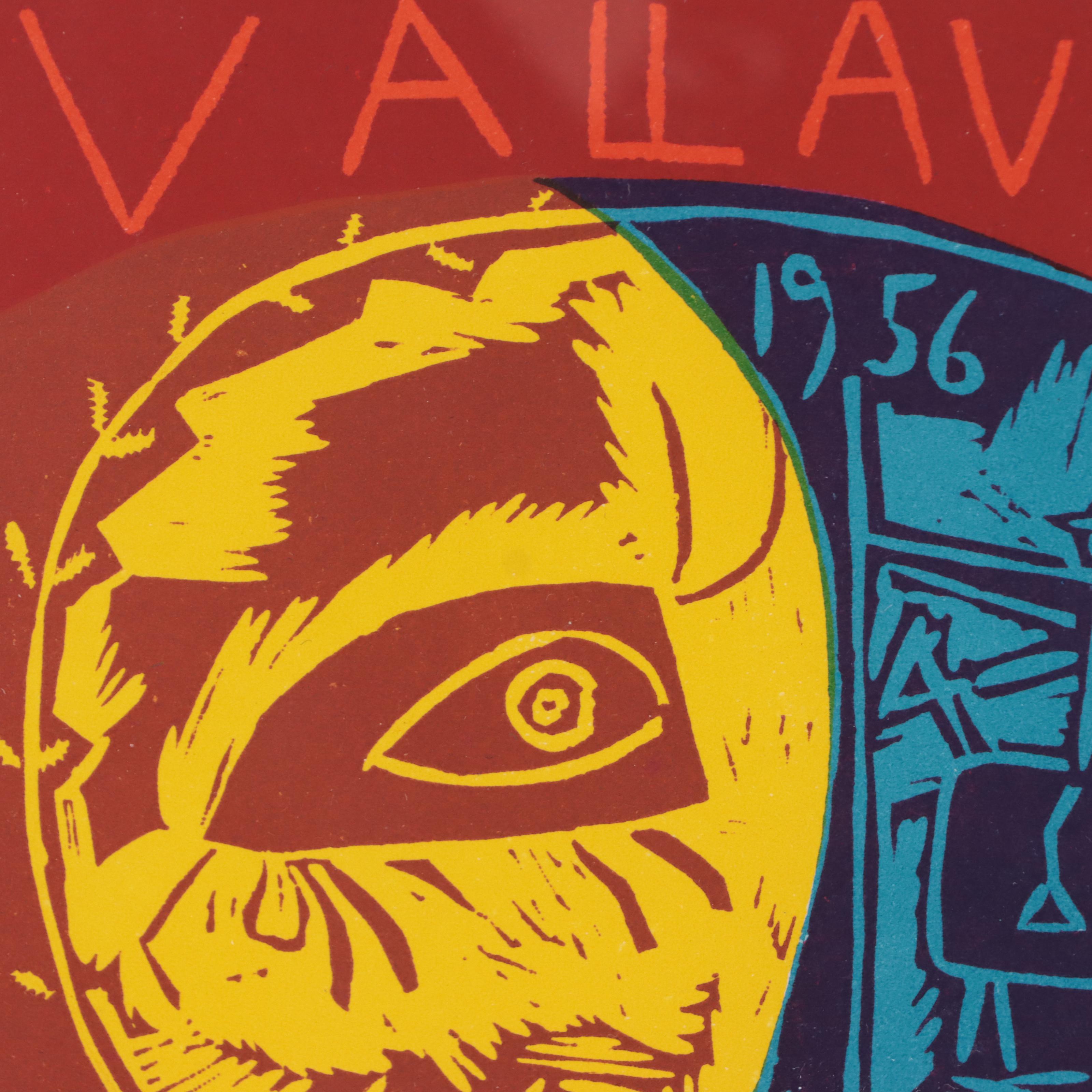 Color Lithograph After Pablo Picasso "Toros Vallauris"