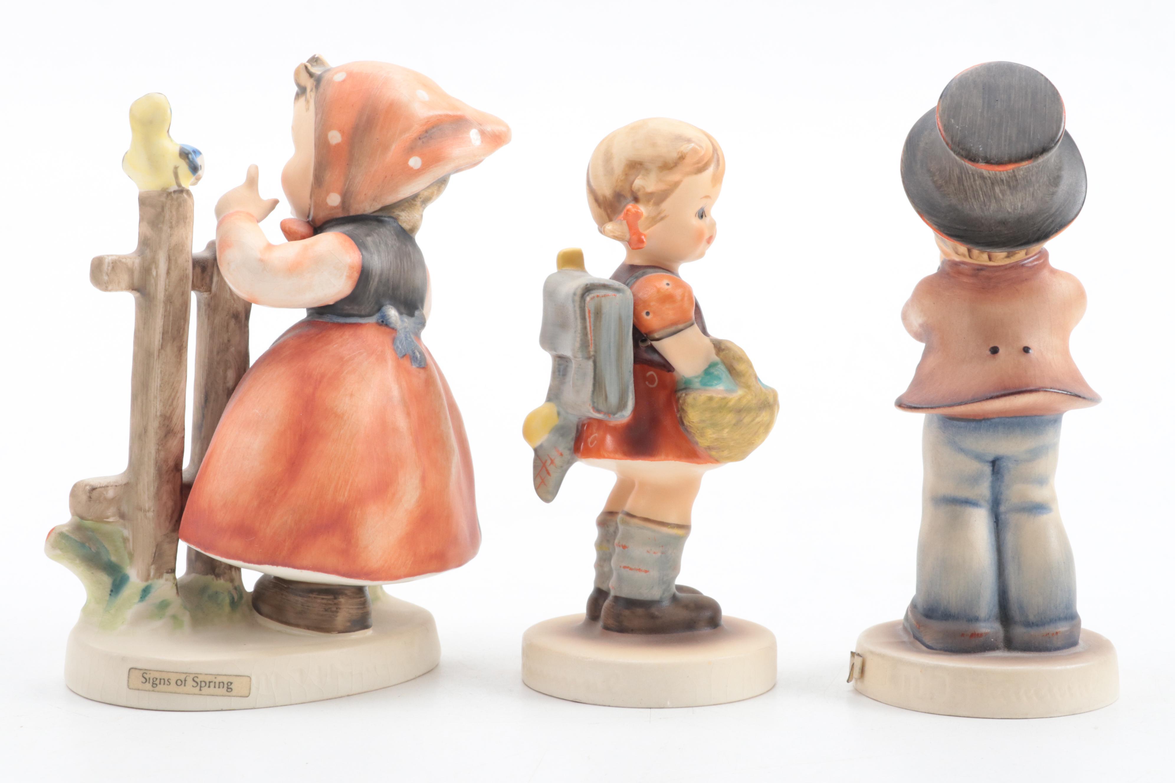 Goebel "Signs of Spring" and Other Hummel Porcelain Figurines