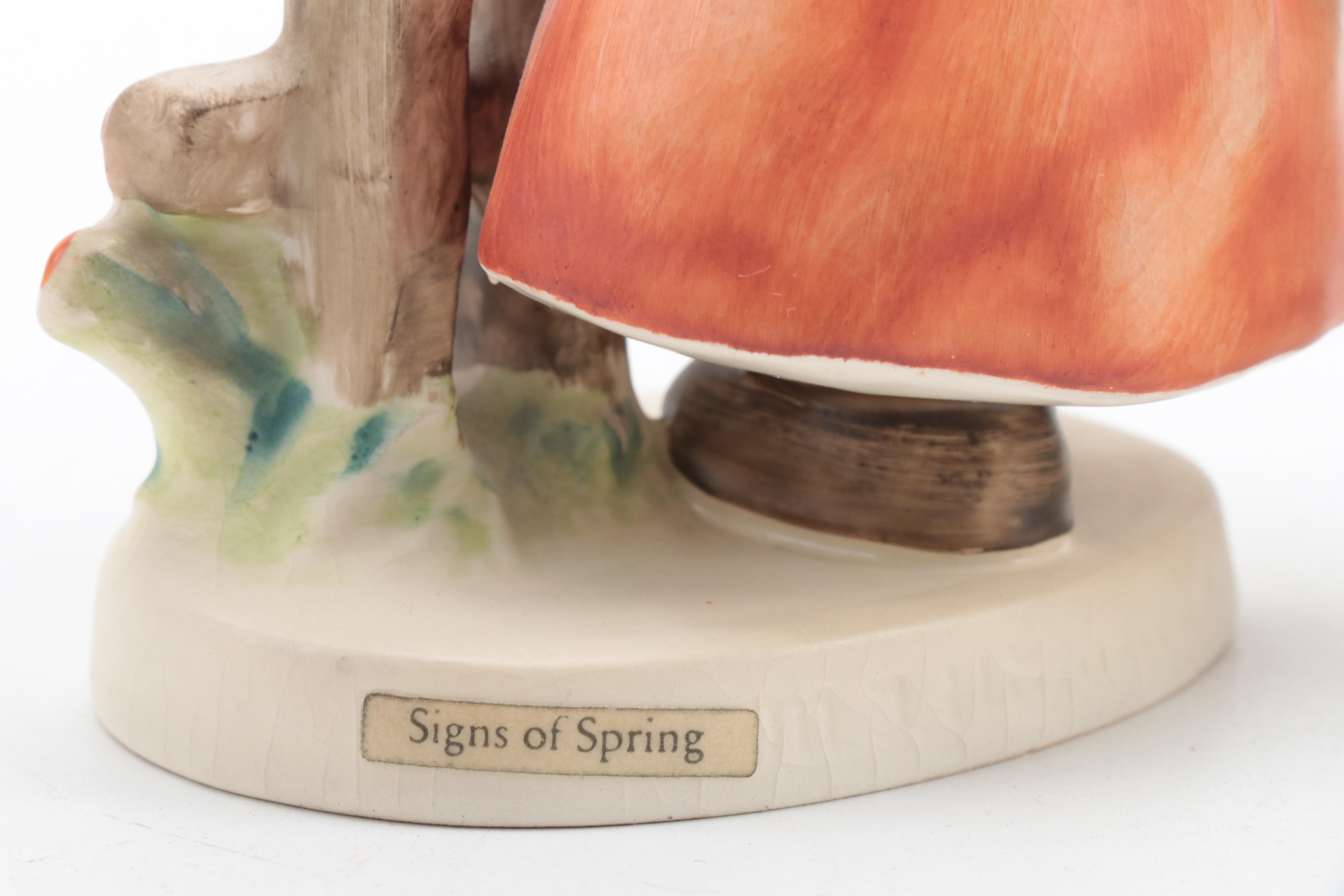 Goebel "Signs of Spring" and Other Hummel Porcelain Figurines