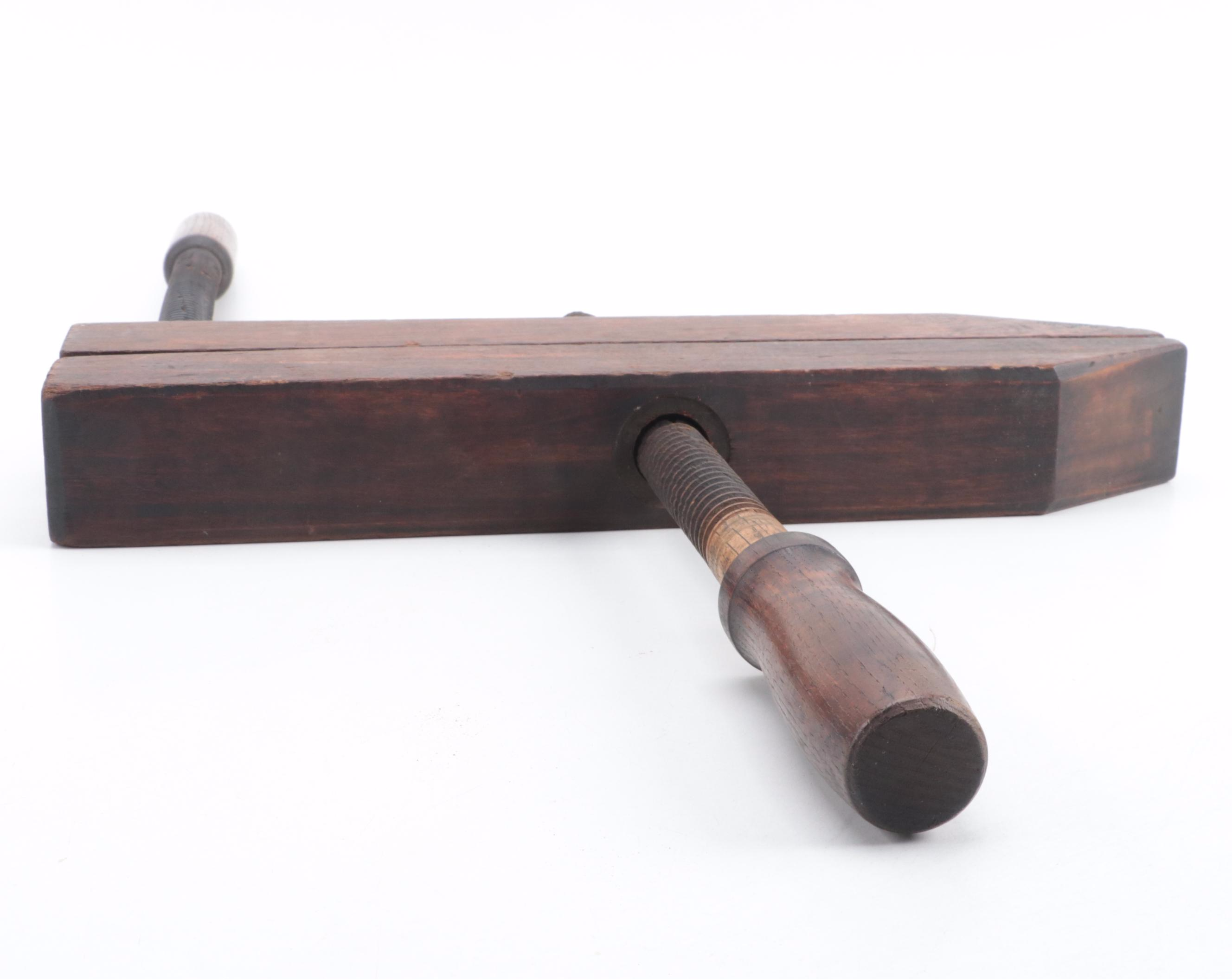 Brace Drill, Hand Drills, Stanley Block Plane With Wooden Clamp, More