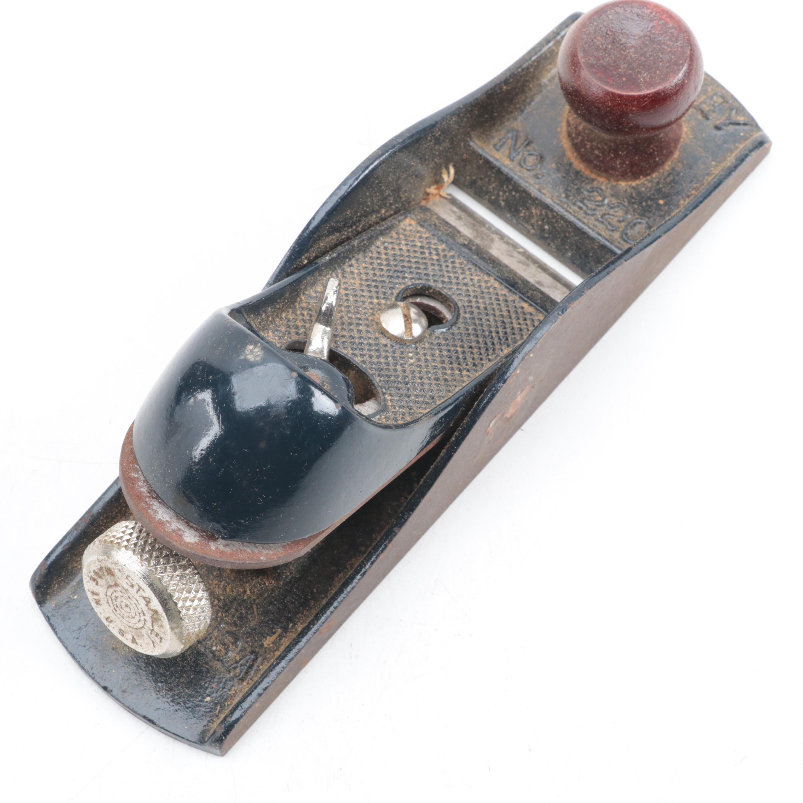 Brace Drill, Hand Drills, Stanley Block Plane With Wooden Clamp, More