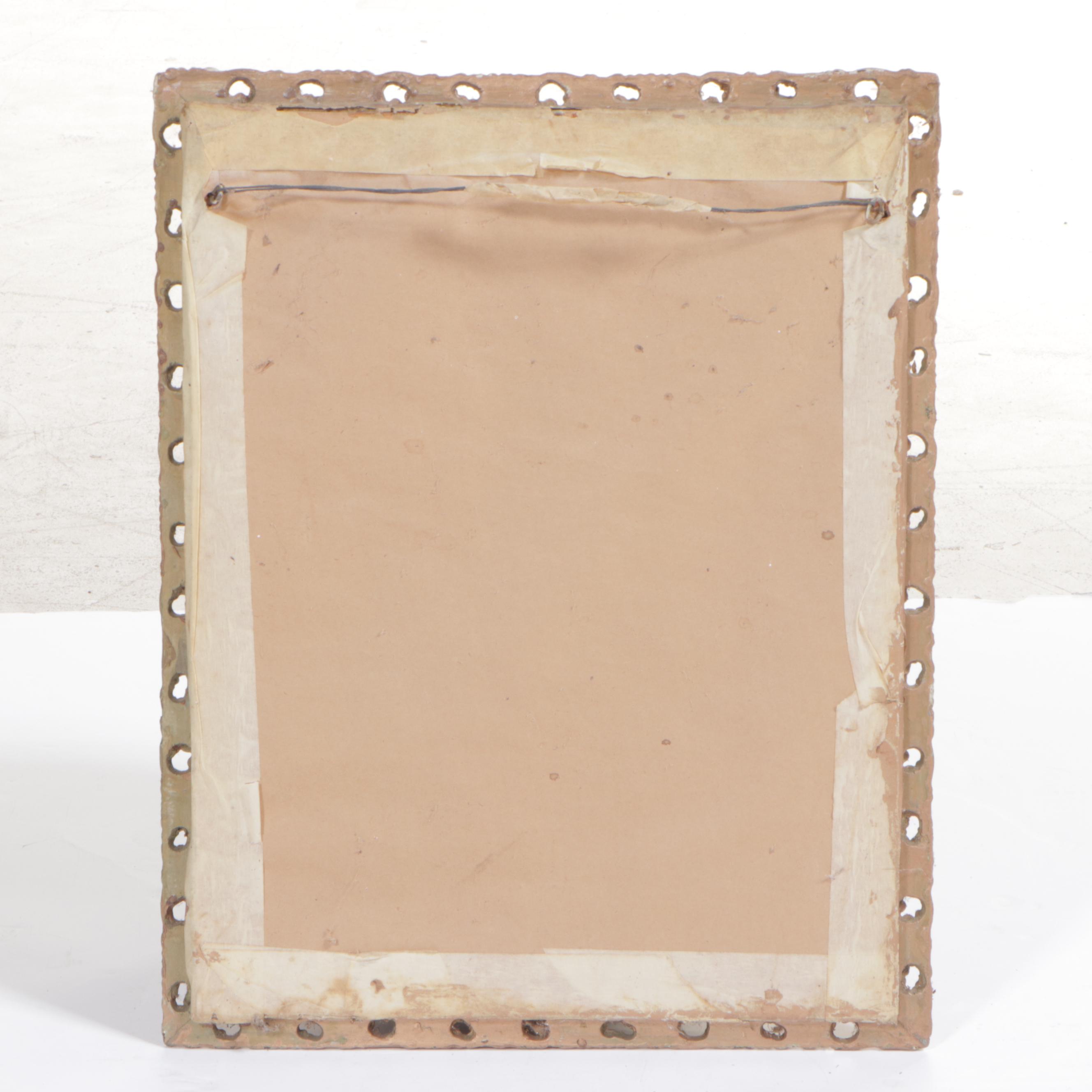 Late Victorian Giltwood and Composition Mirror, Late 19th/Early 20th Century