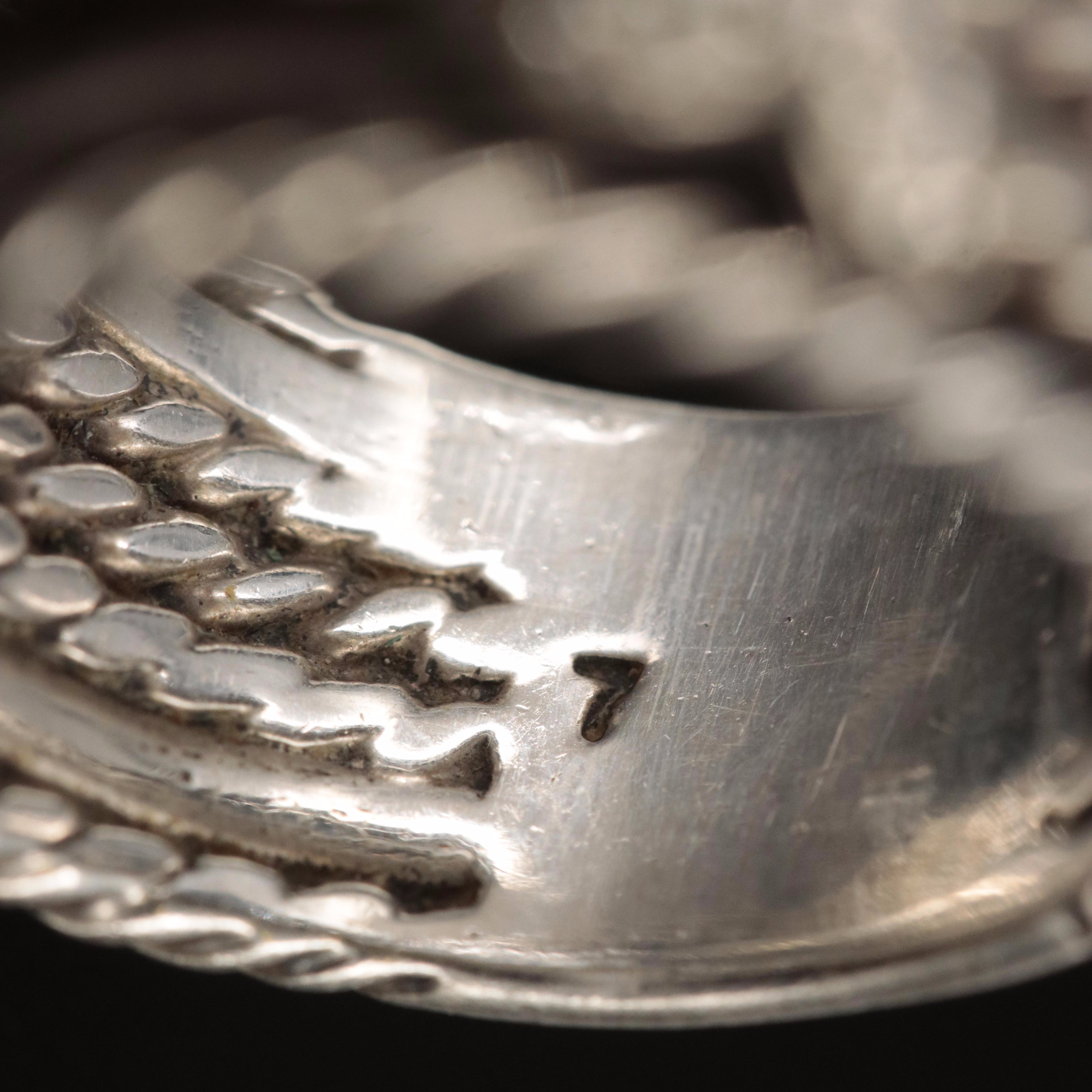 David Yurman Sterling Diamond Double X Crossover Ring