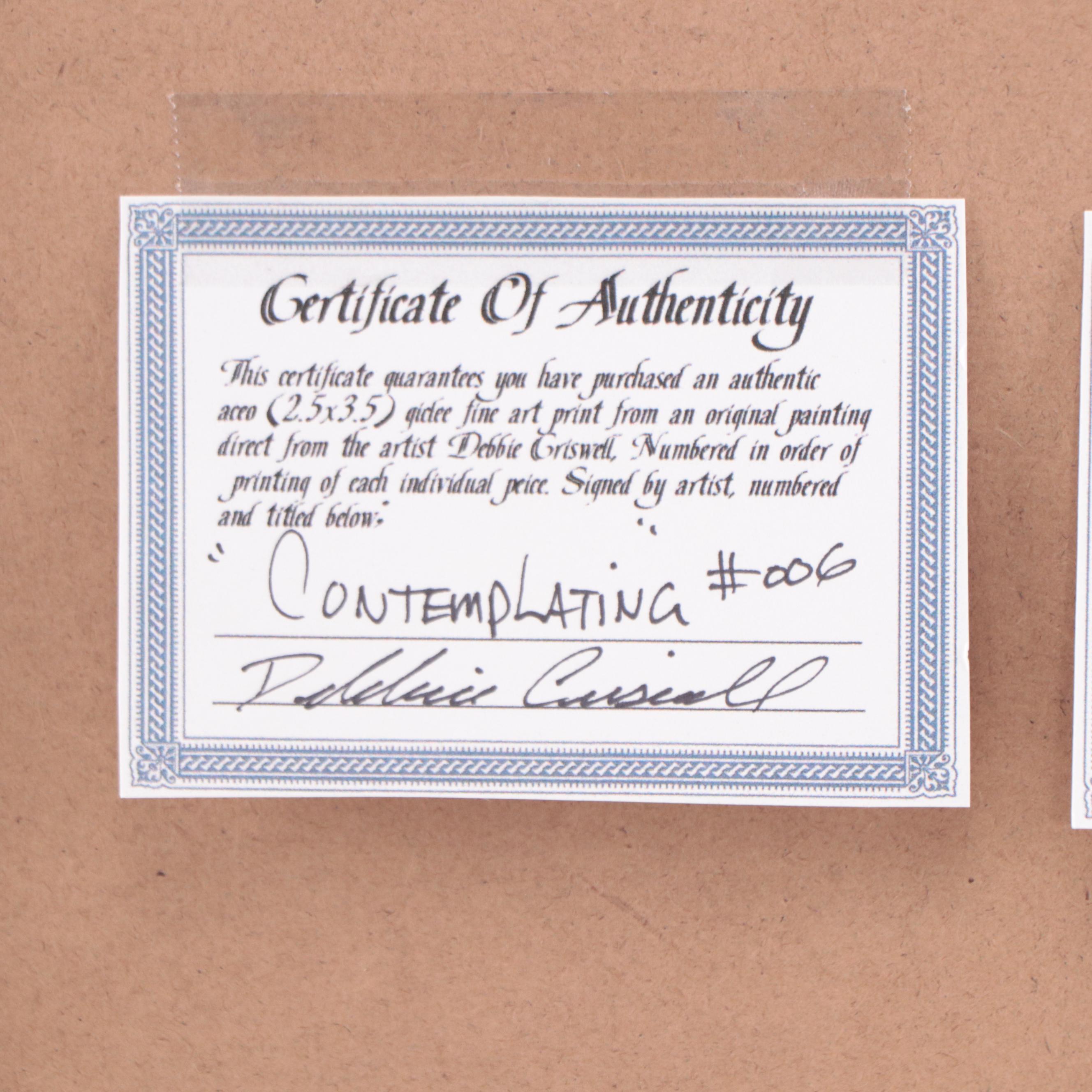 Debbie Criswell Folk Art Giclées of Sheep, 21st Century