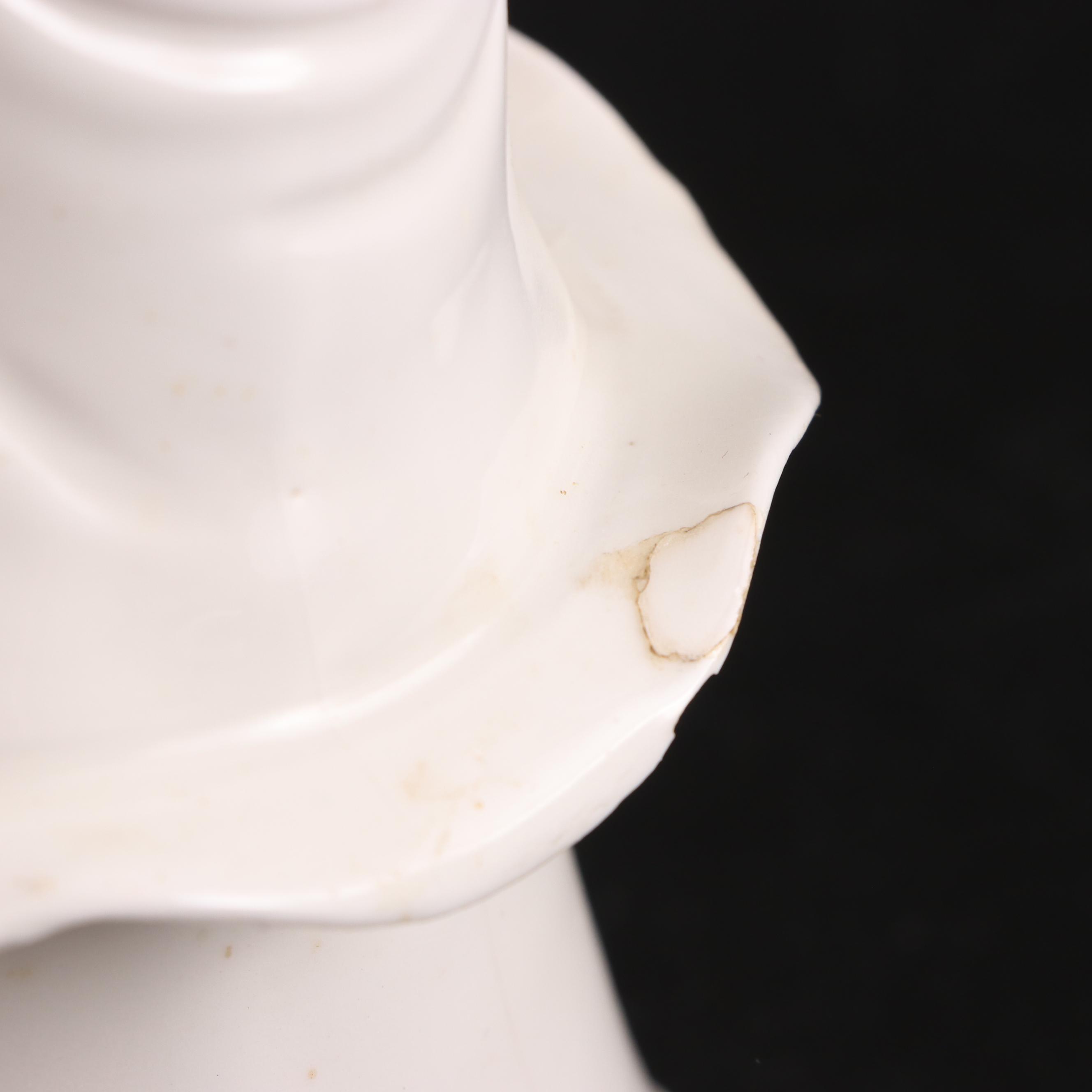 Chinese Blanc De Chine Guanyin Porcelain Figurine