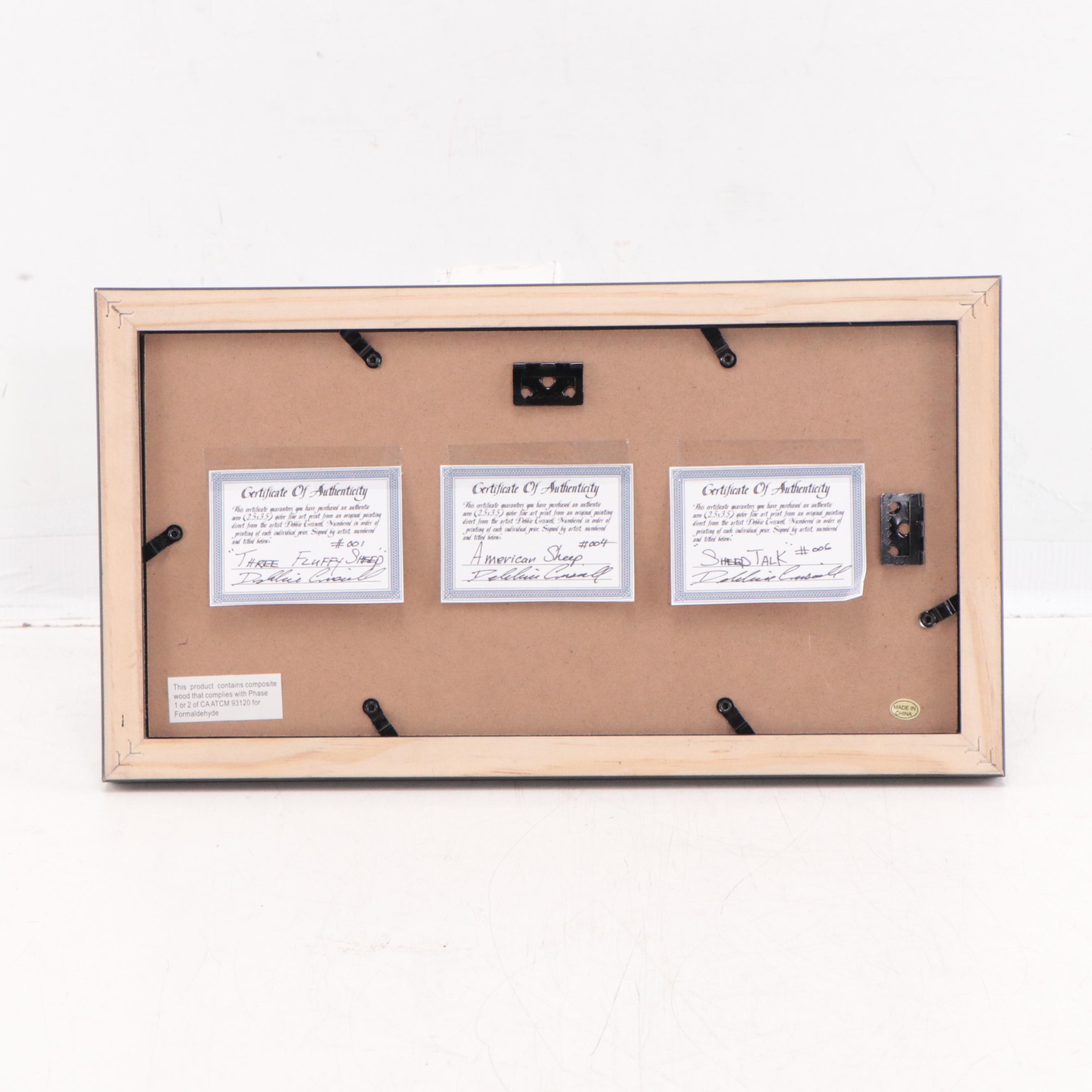 Debbie Criswell Folk Art Giclées of Sheep, 21st Century