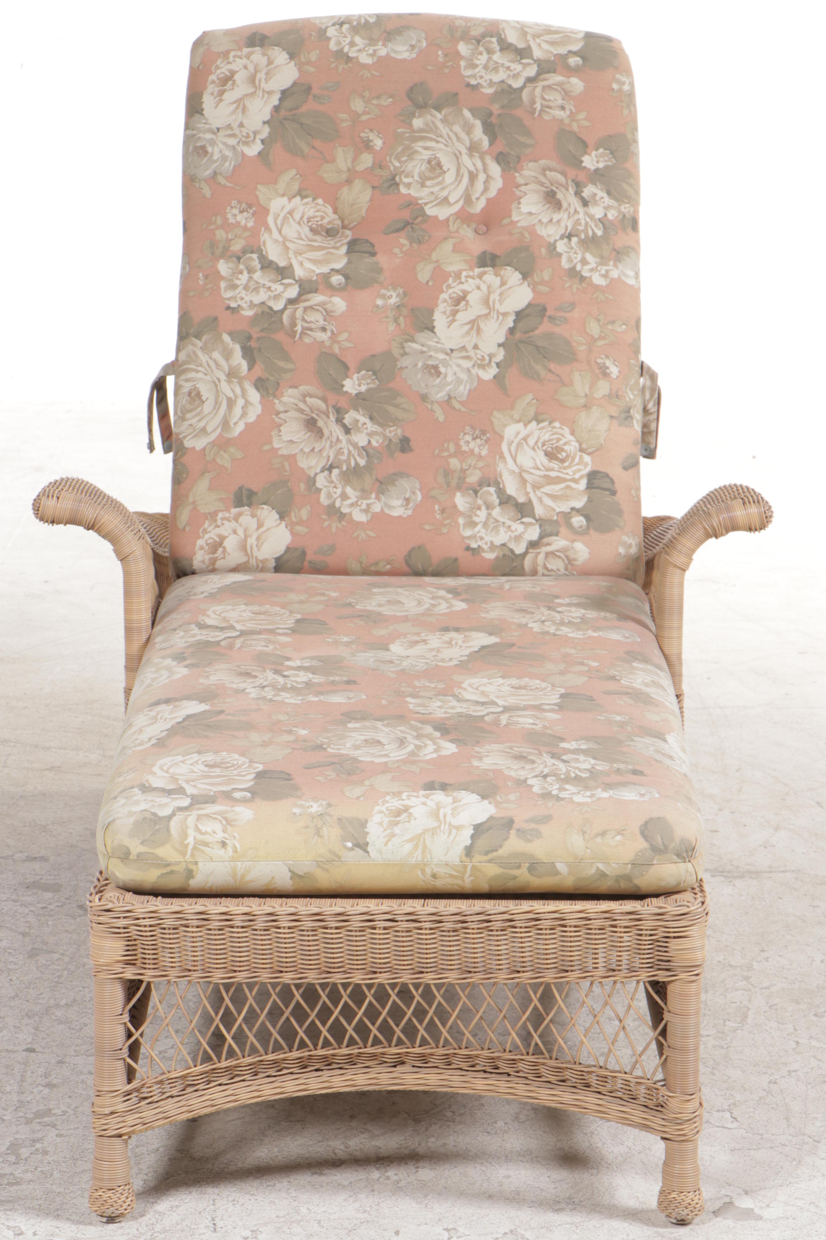 Resin Wicker Patio Chaise Lounge