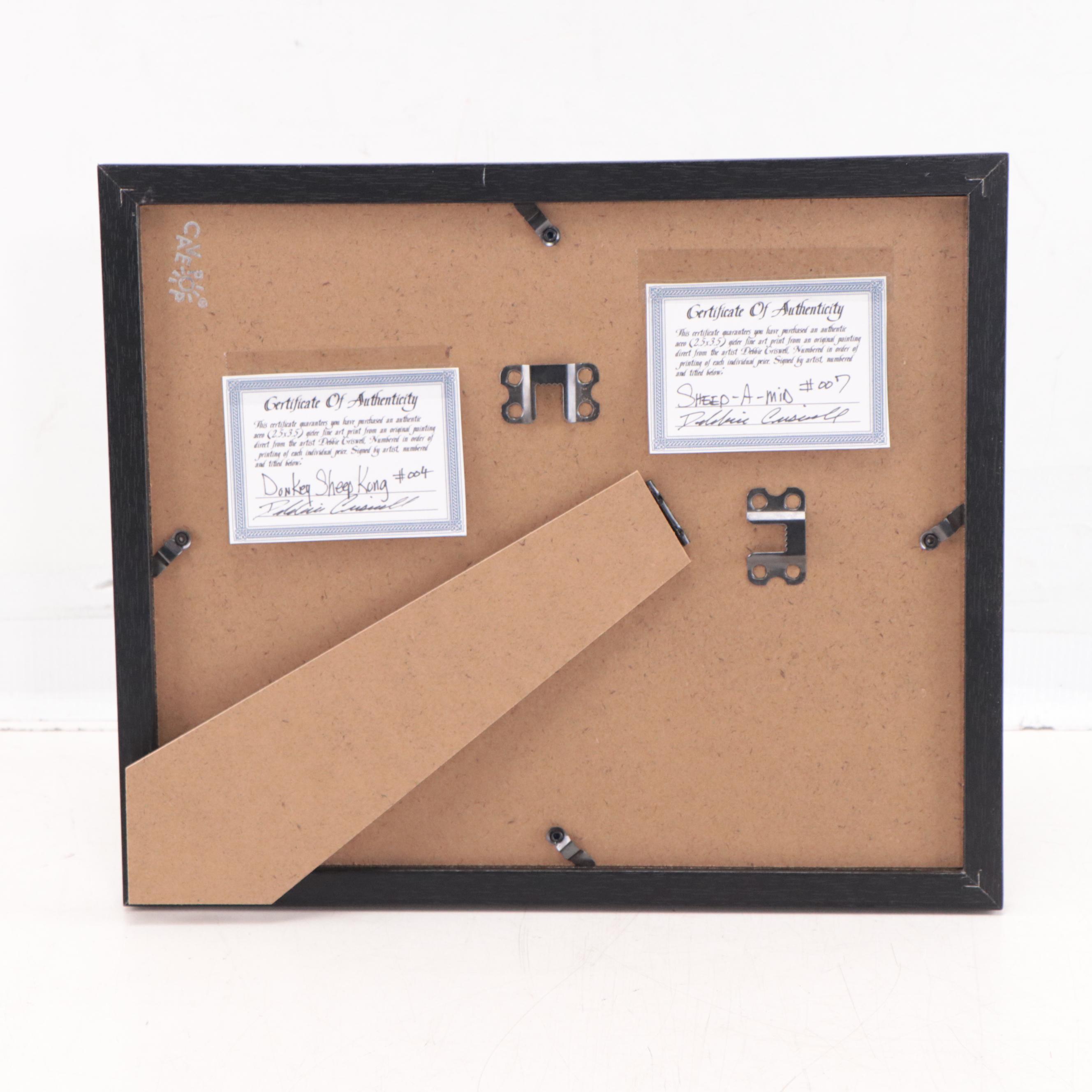 Debbie Criswell Folk Art Giclées of Sheep, 21st Century