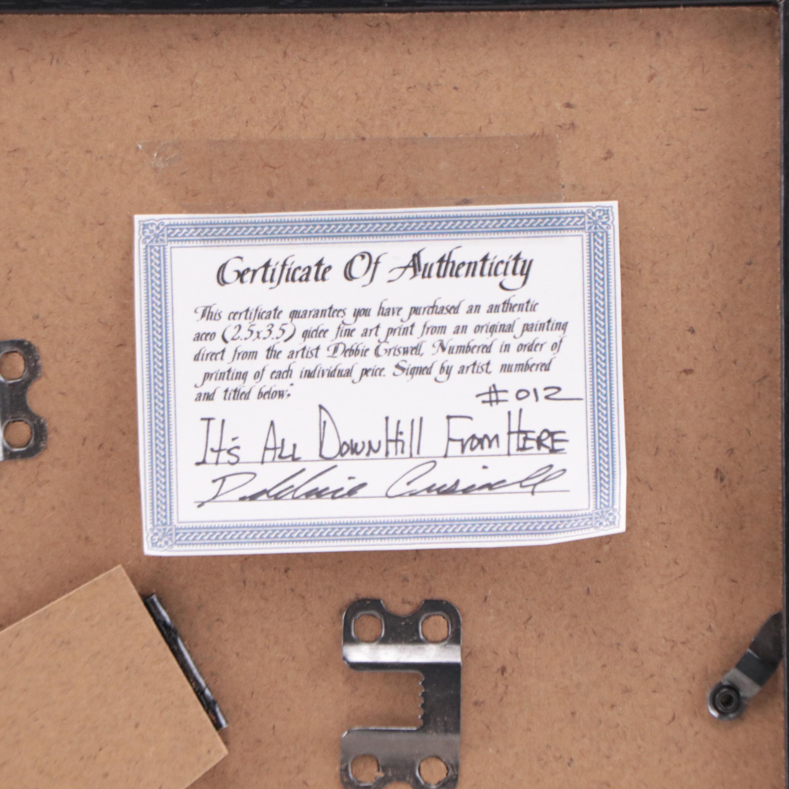 Debbie Criswell Folk Art Giclées of Sheep, 21st Century