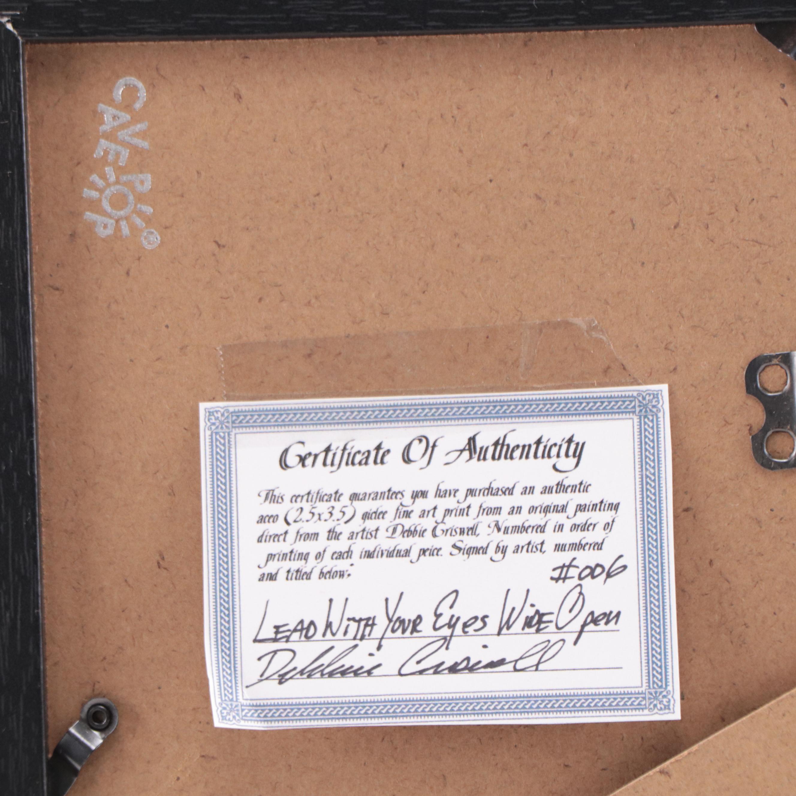 Debbie Criswell Folk Art Giclées of Sheep, 21st Century