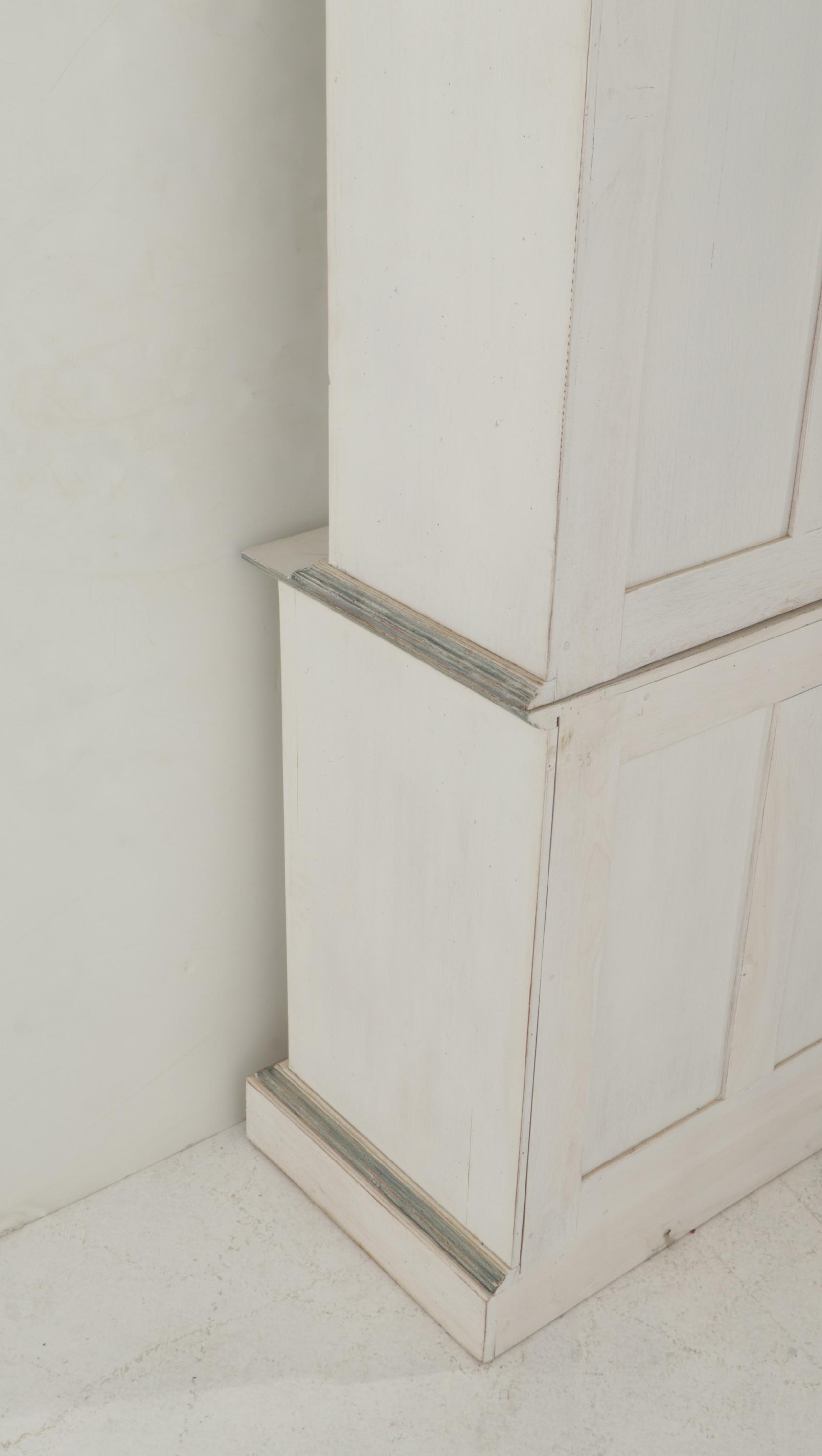 Painted Wood Bookcase Cabinet, 21st Century