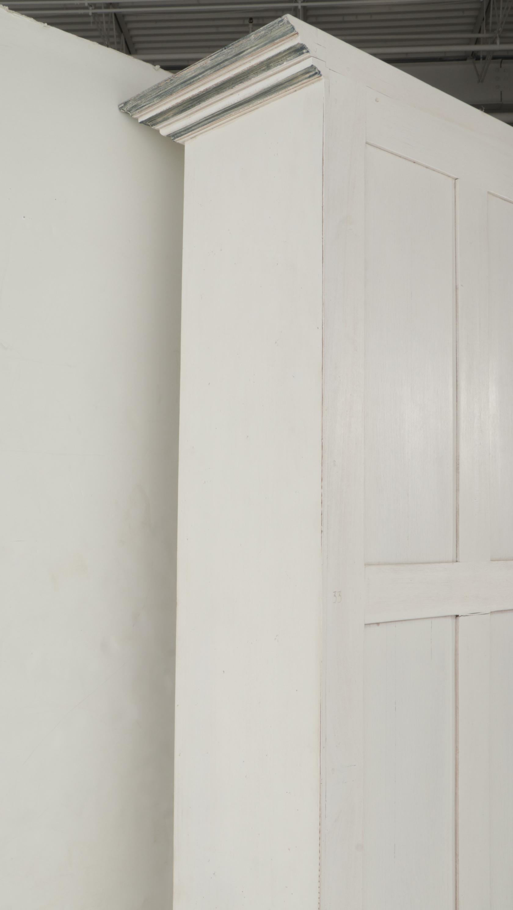 Painted Wood Bookcase Cabinet, 21st Century