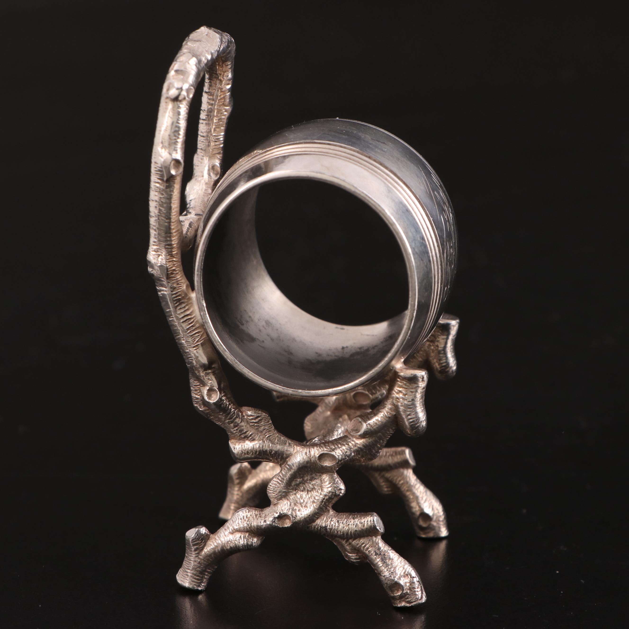 Derby Silver Co. with Smith & Co. and Other Silver Plate Napkin Rings