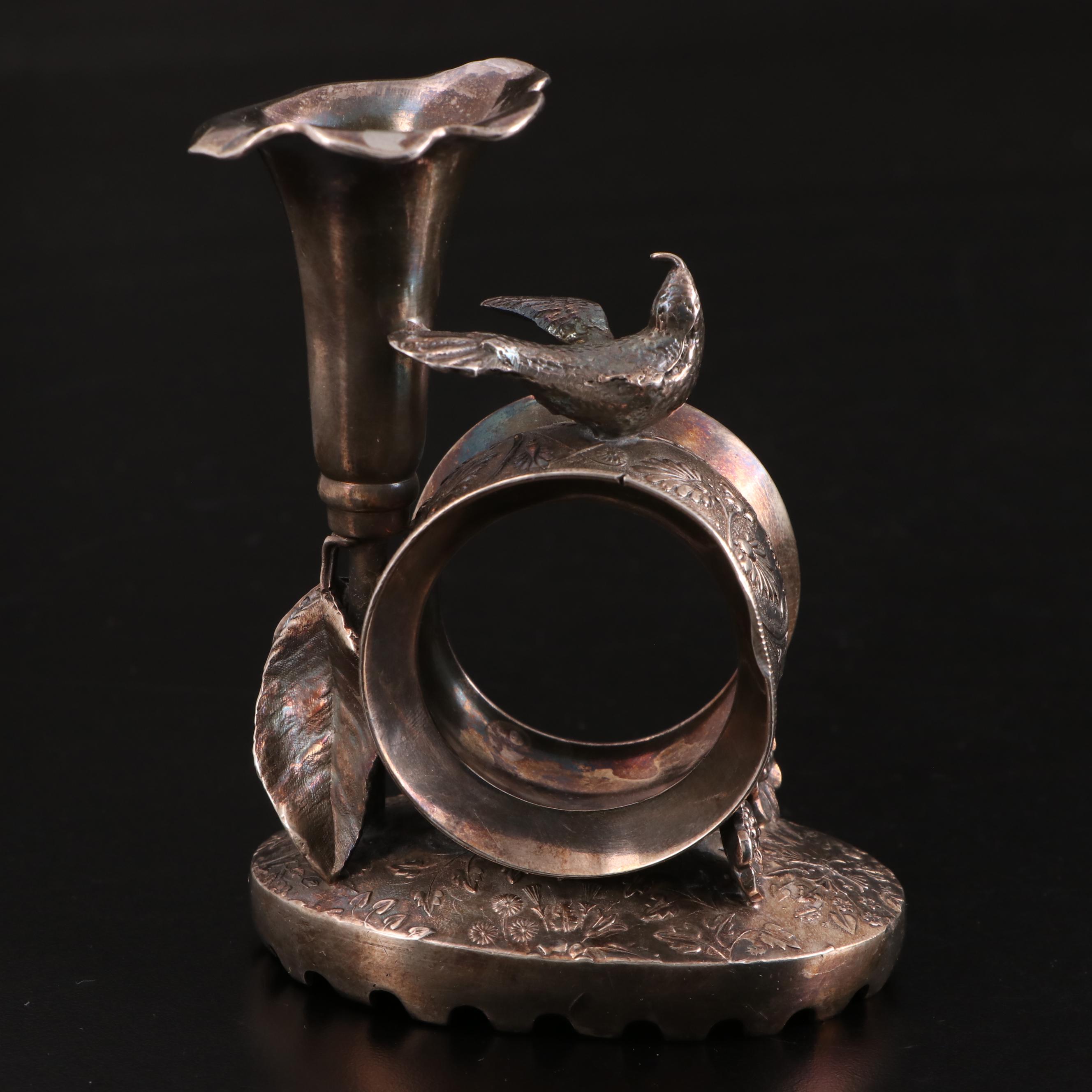 Derby Silver Co. with Smith & Co. and Other Silver Plate Napkin Rings