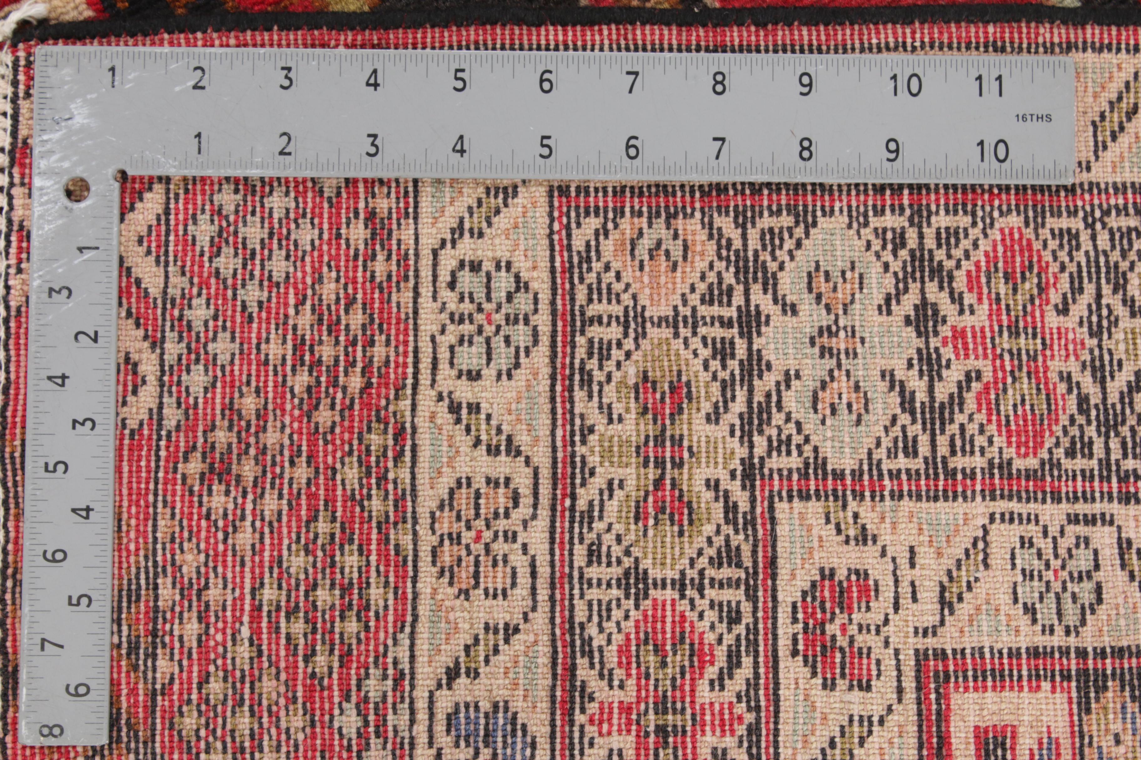 4'4 x 6'2 Hand-Knotted Persian Abadeh Rug