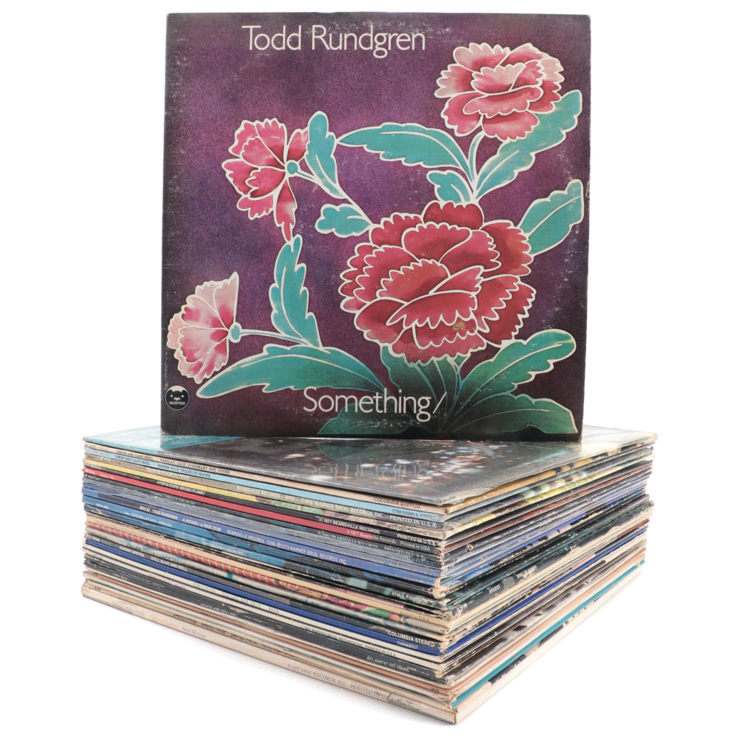 Todd Rundgren, Simon and Garfunkel, Chuck Mangione and More Pop Records