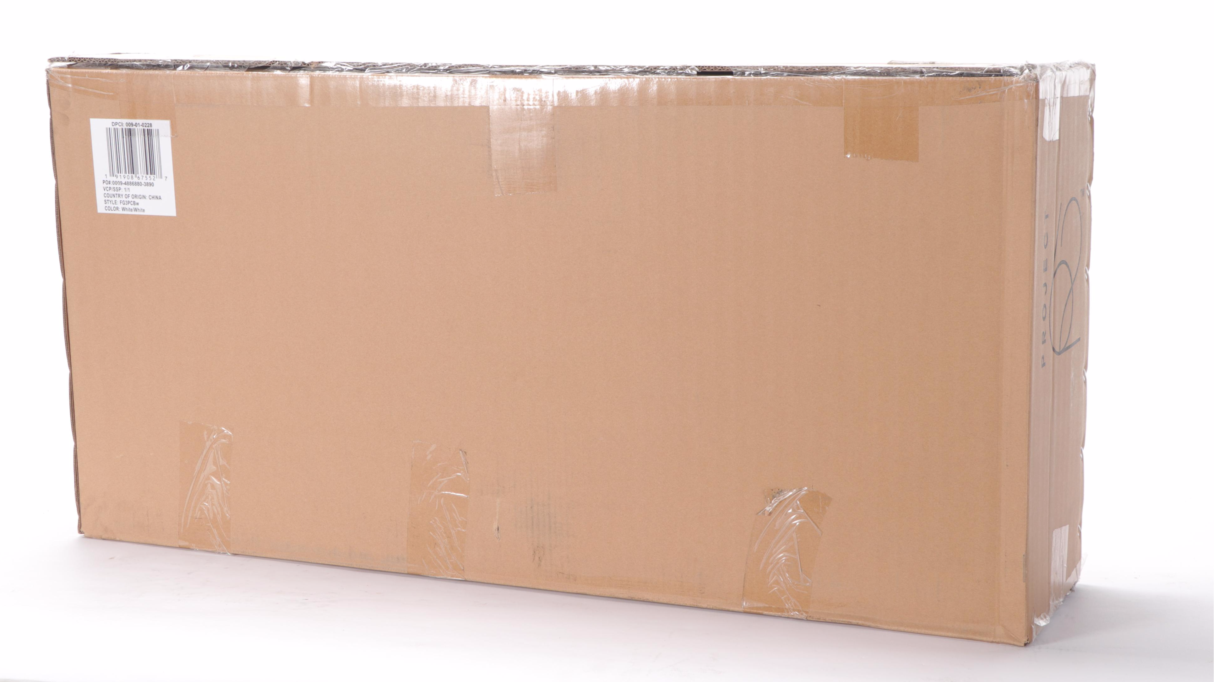 Project 62 Fisher Three-Piece White Foldable Patio Bistro Set