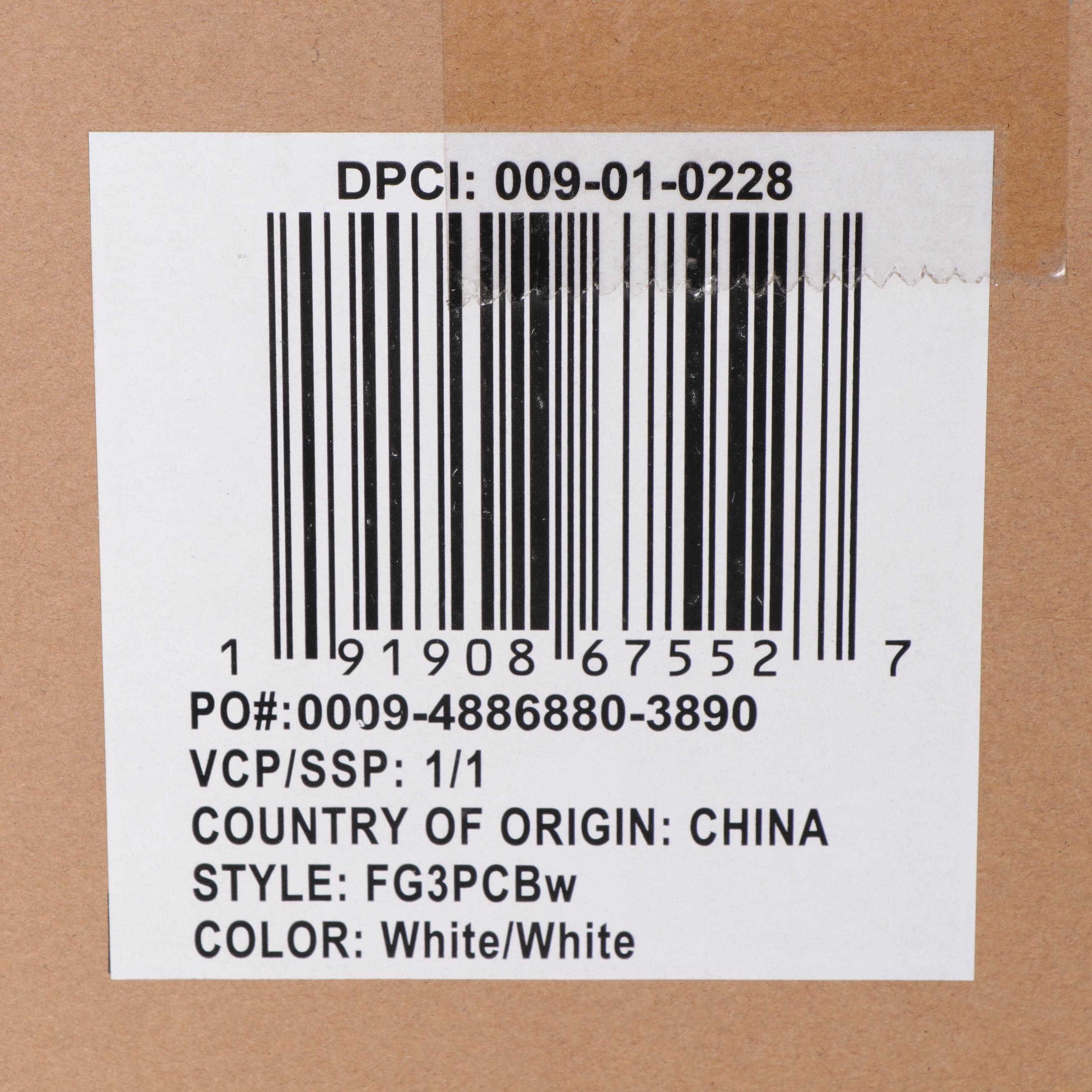 Project 62 Fisher Three-Piece White Foldable Patio Bistro Set