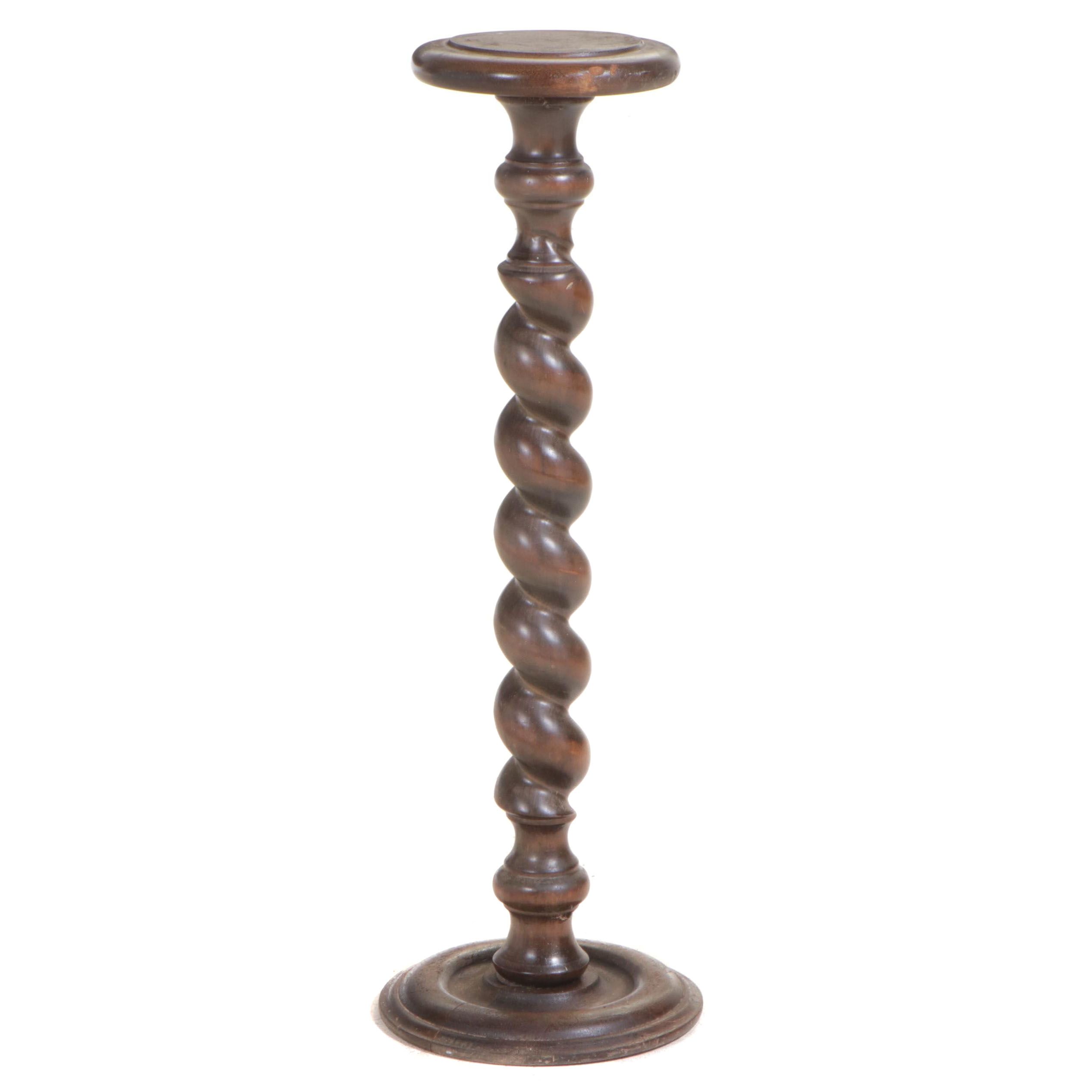 Neoclassical Style "Barley Twist" Pedestal, 20th Century